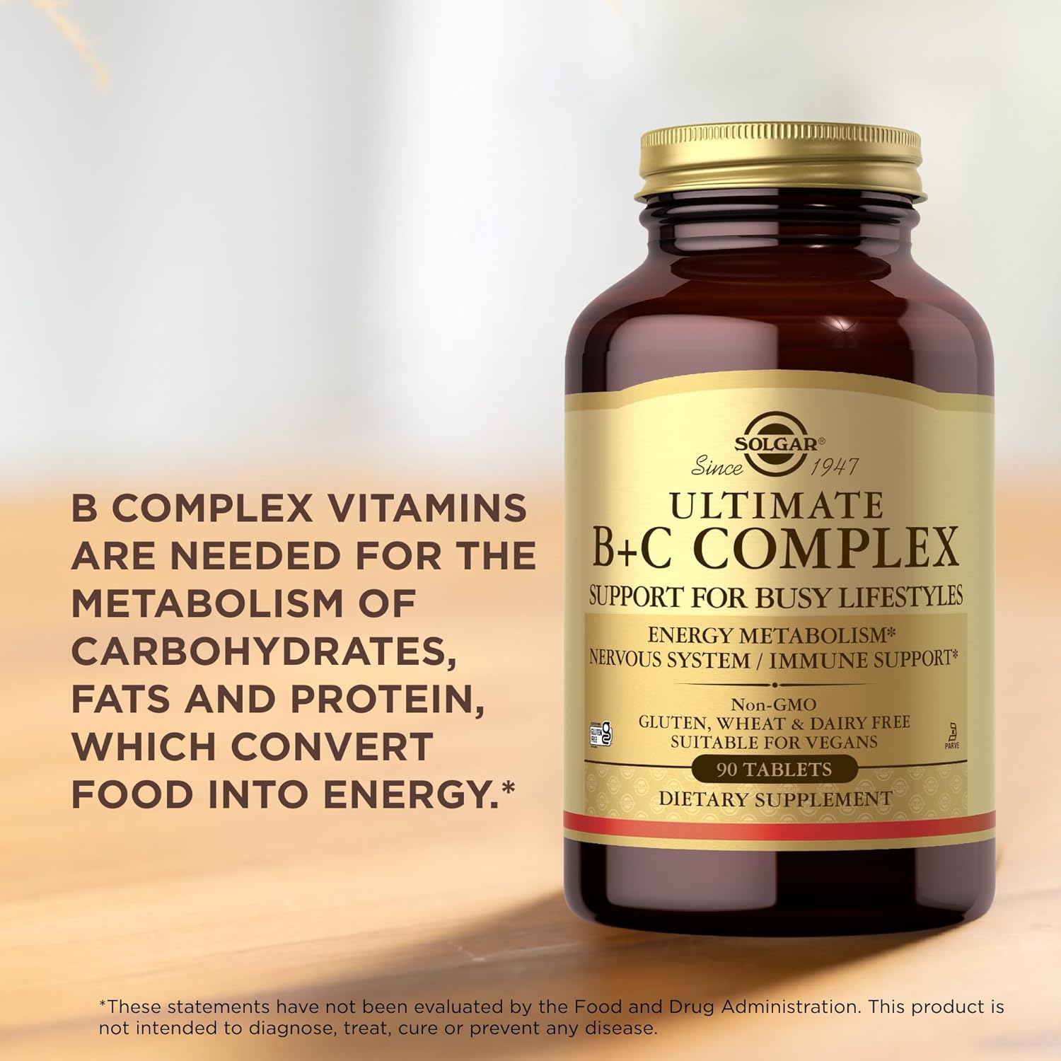 Solgar Ultimate B Plus C Complex | 90 Tablets