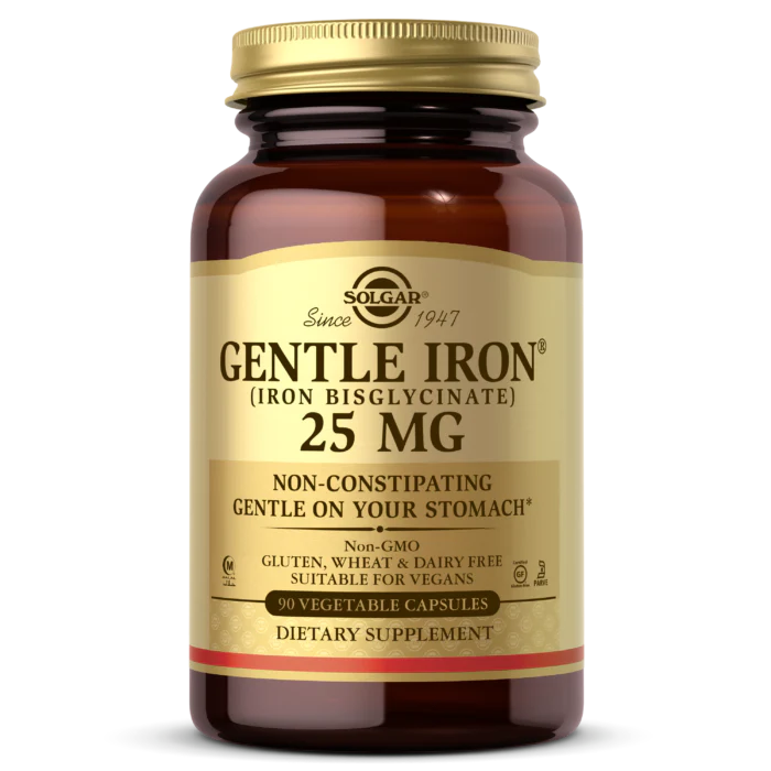 Solgar Gentle Iron 25 MG | 90 Capsules