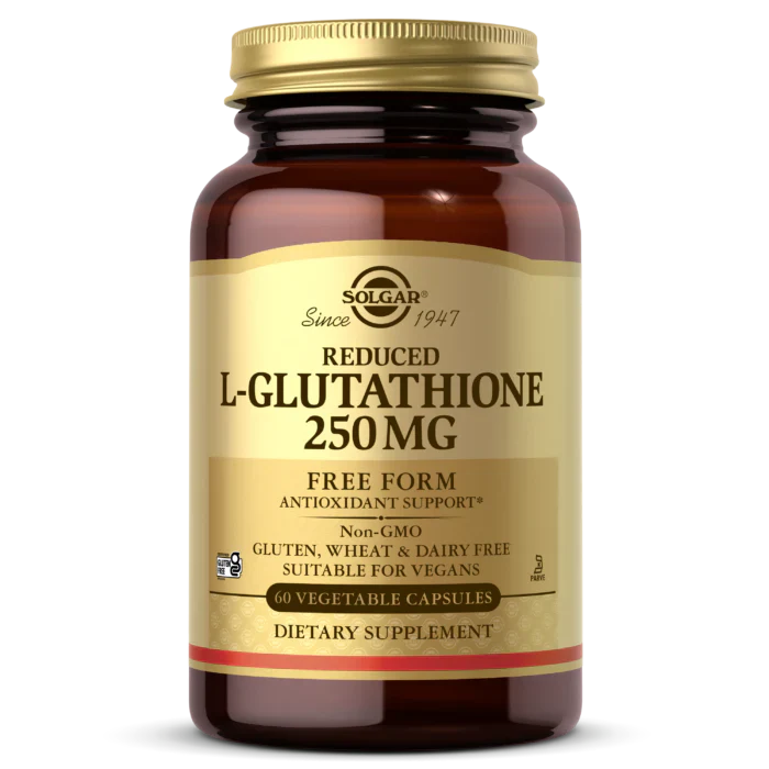 Solgar L-Glutathione Reduced 250 mg Vegetable Capsules