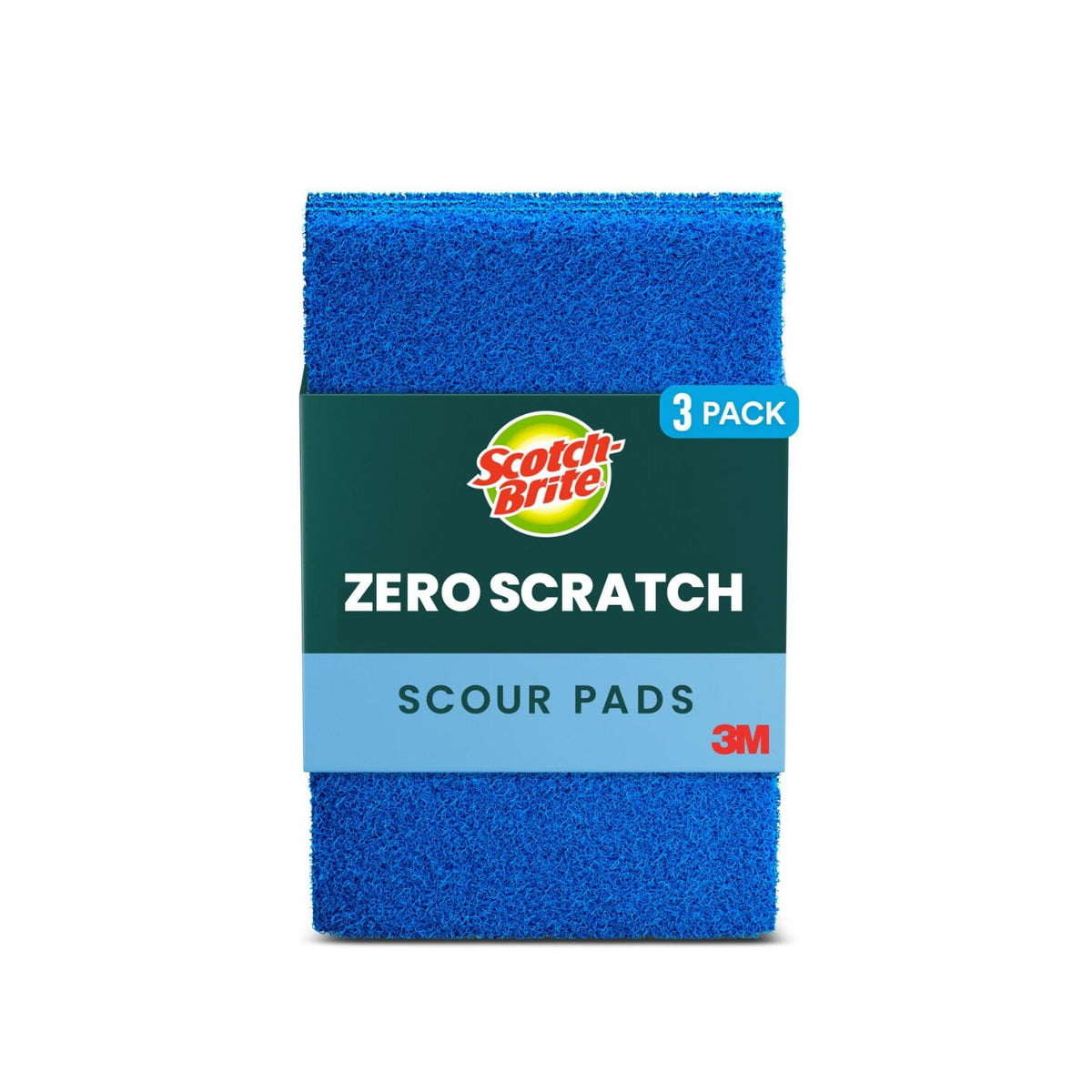 Scotch-Brite Zero Scratch Scour Pads | 3 Pads
