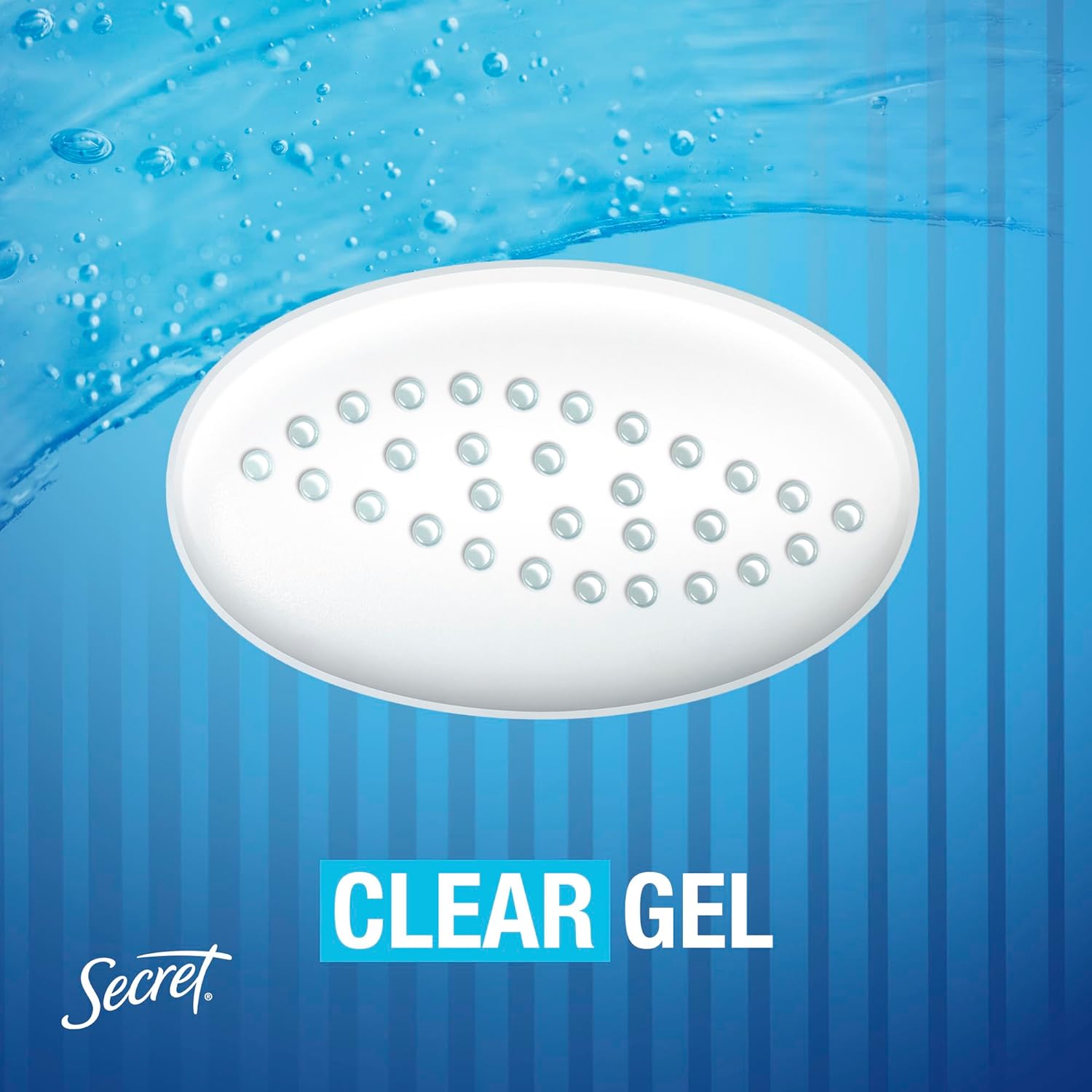 Secret clear gel antiperspirant deodorant with clear gel