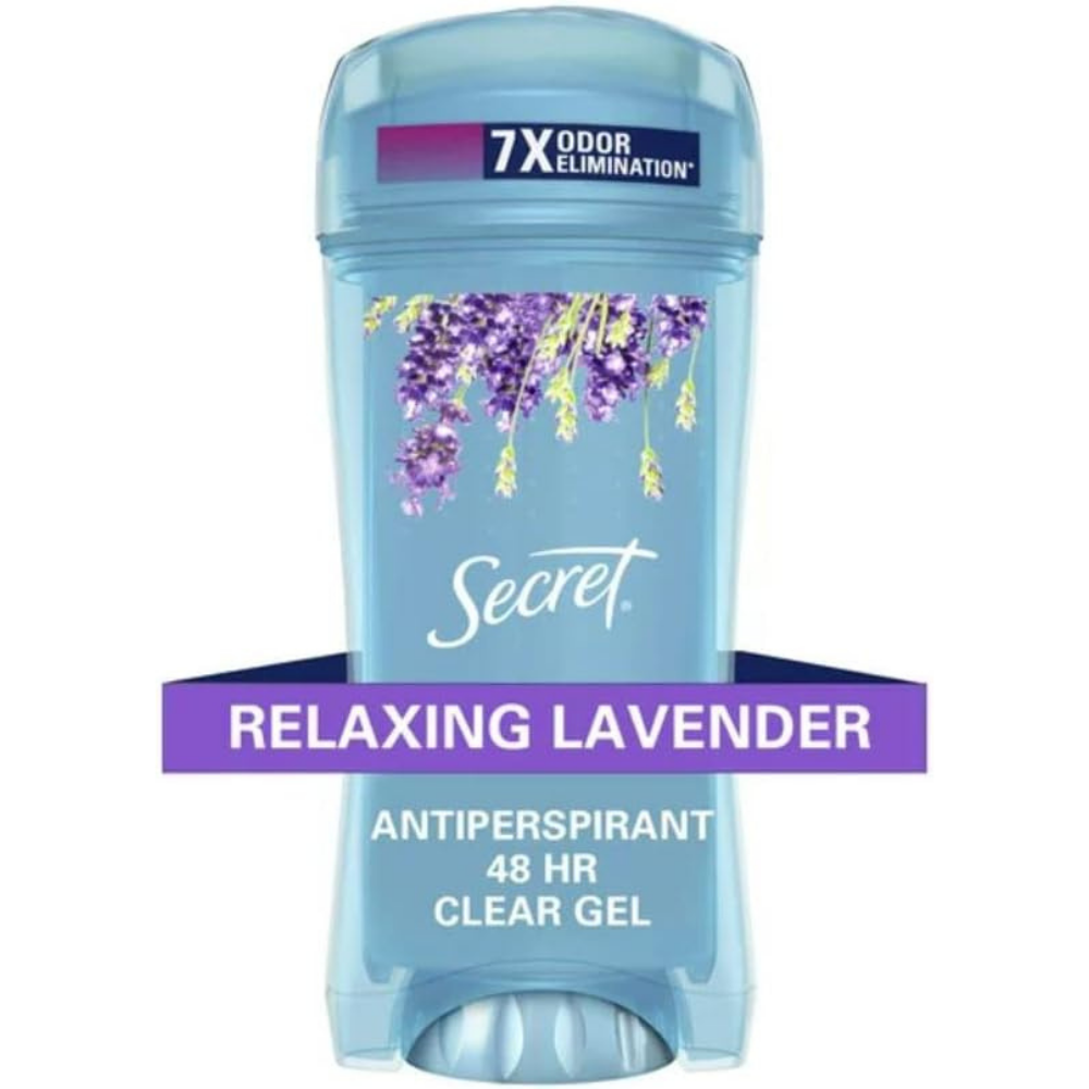 Secret Relaxing Lavender antiperspirant deodorant gel stick with 48hour freshness