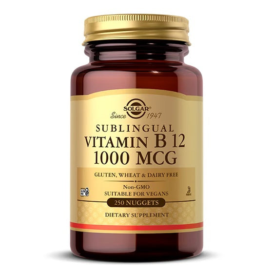 Solgar Sublingual Vitamin B12 1000 MCG - kosher vitamin nuggets.