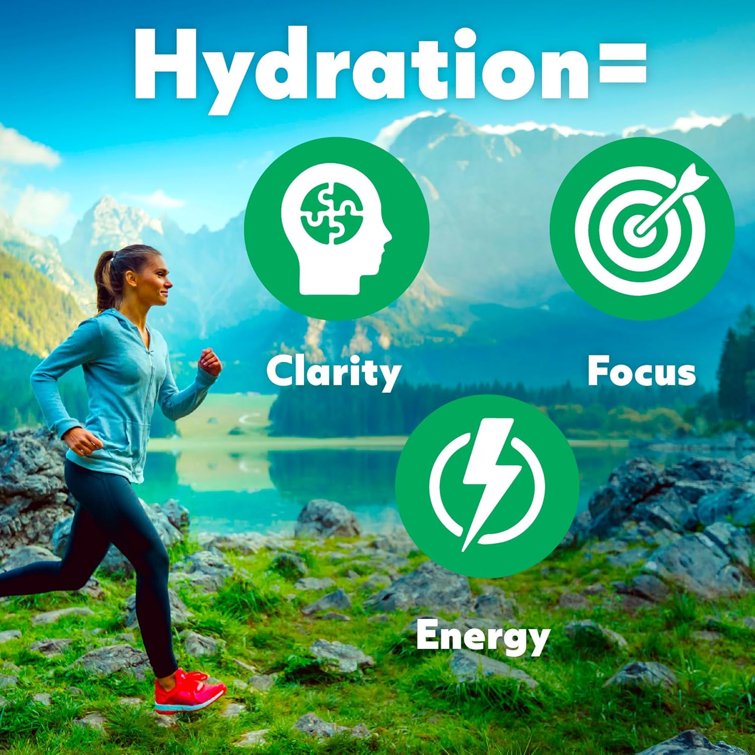 SweetLeaf water drop increases hydration and therefore clarity, focus and energy.