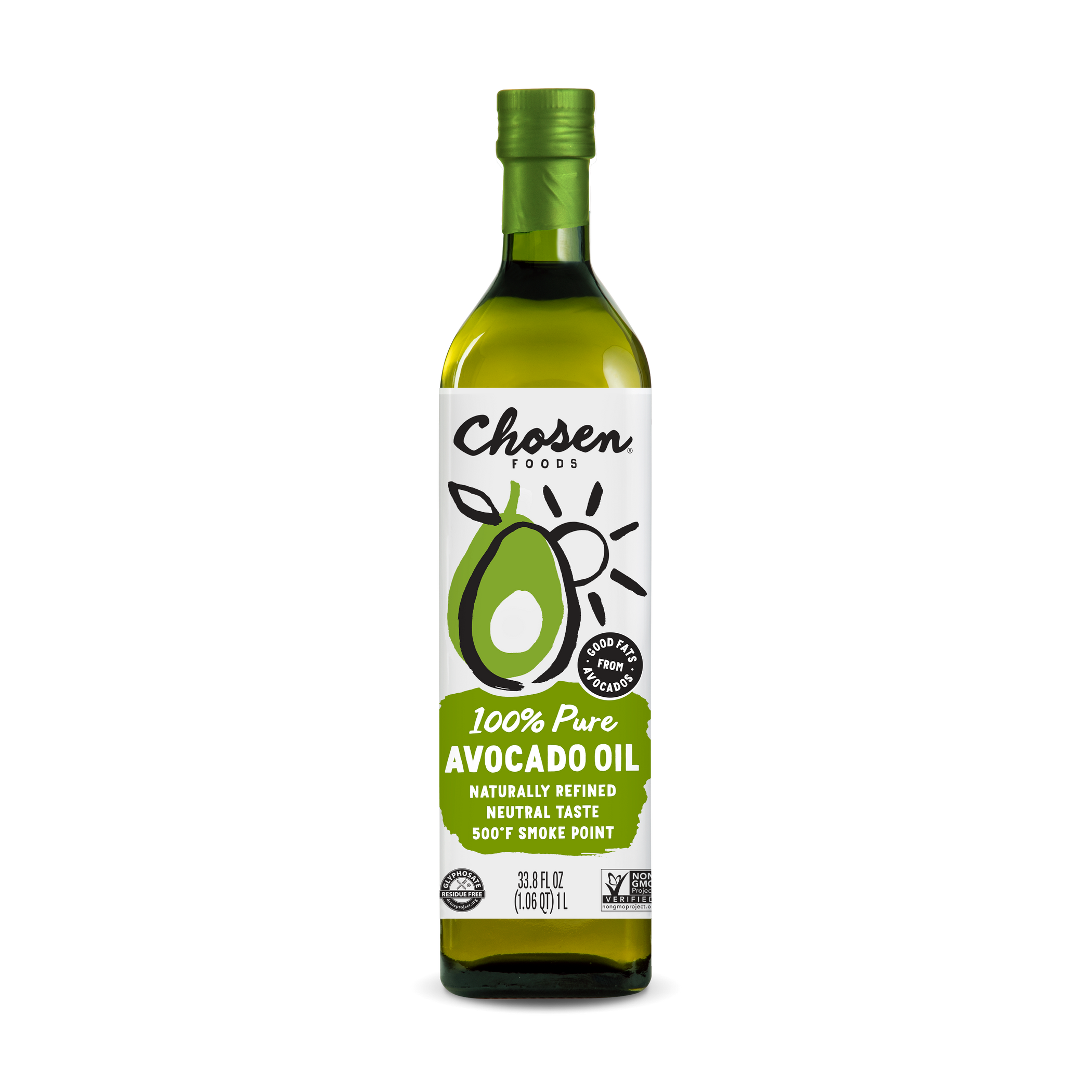 Chosen Foods 100% Avocado Cooking Oil | 1L