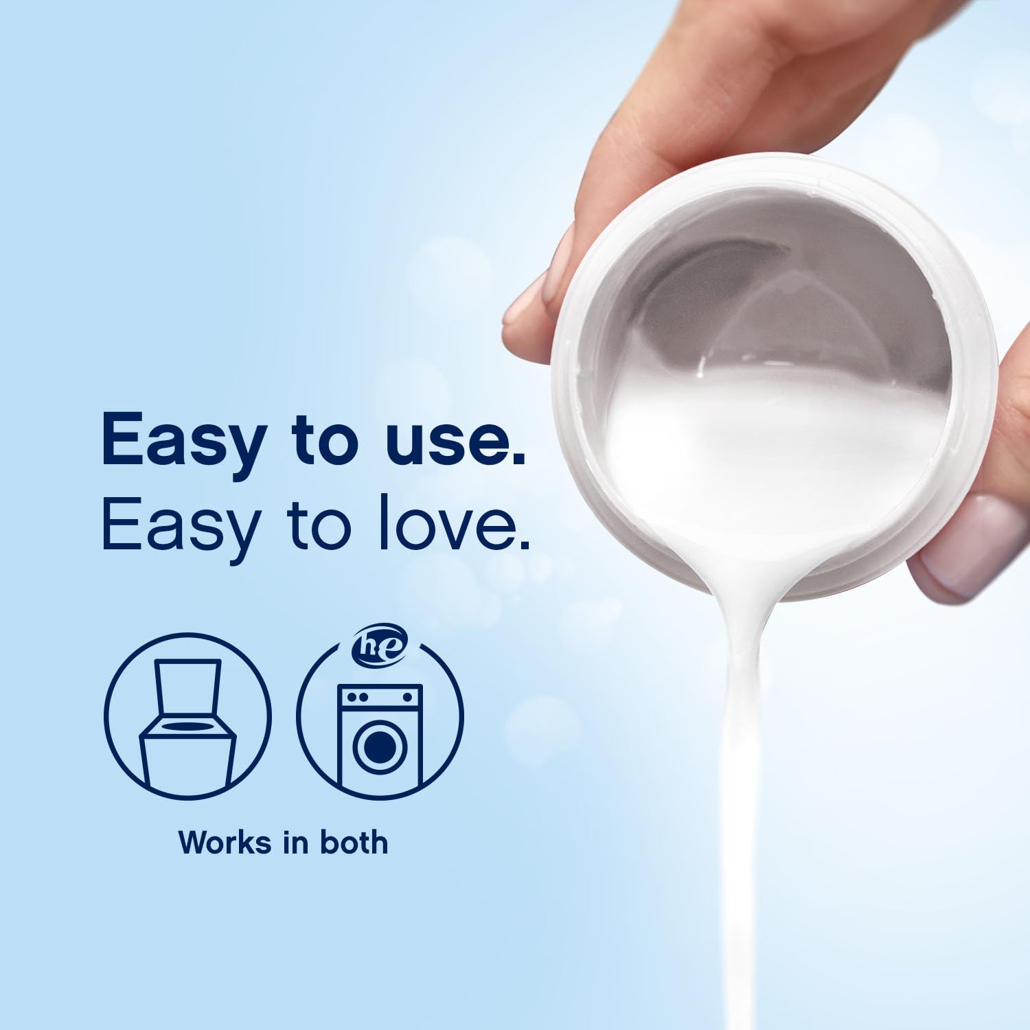 Ultra Downy laundry fabric softener is easy to use and easy to love - fabric softener works in all machine types