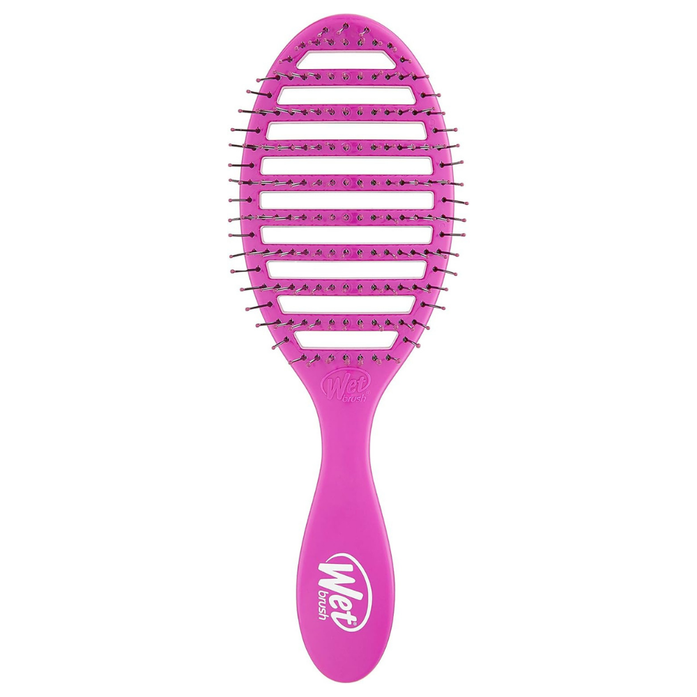 Wet Brish purple hairbrush with bristles