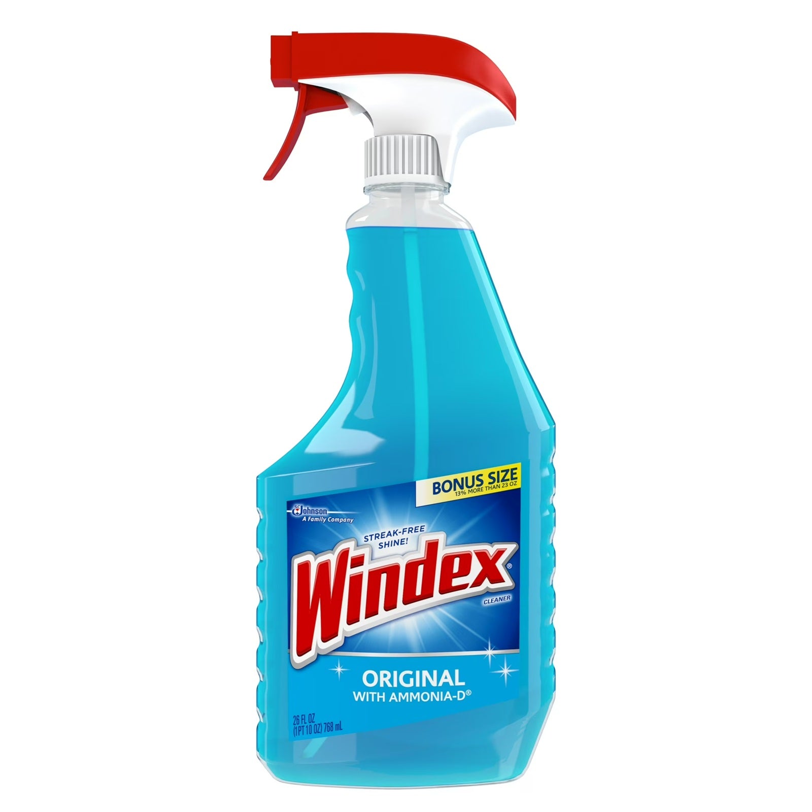 Windex streak-free original glass spray with Ammonia-D in a bonus size