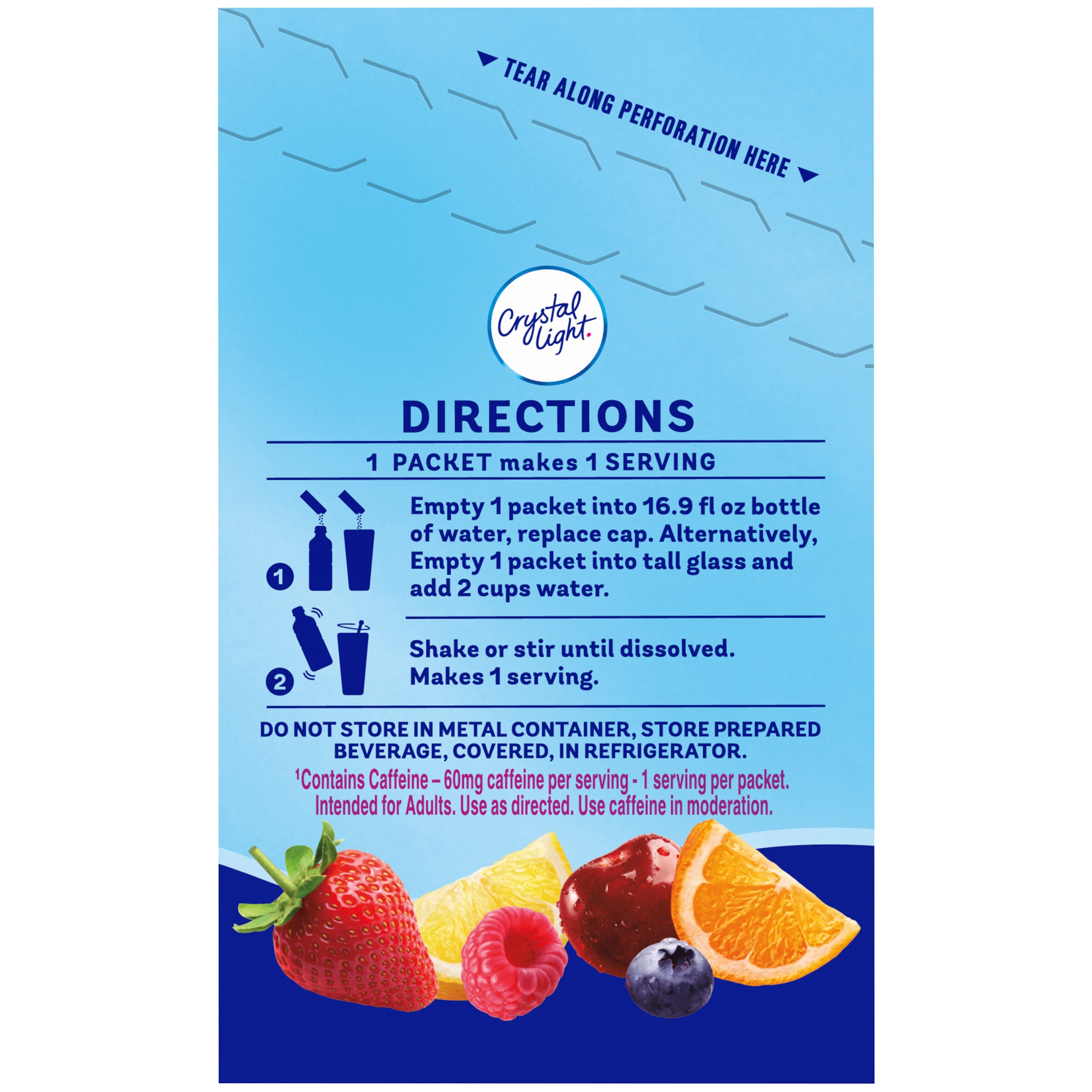 Crystal Light On the Go | 60 Packets | 6.3 Oz (178 g)