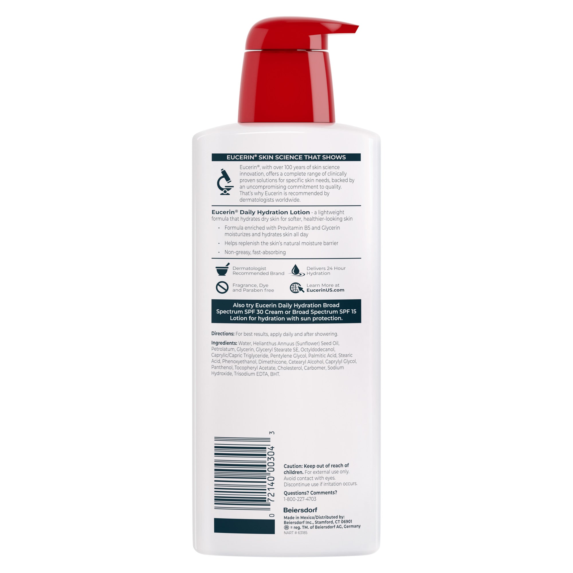 Eucerin Daily Hydration Body Lotion | 16.9 Oz