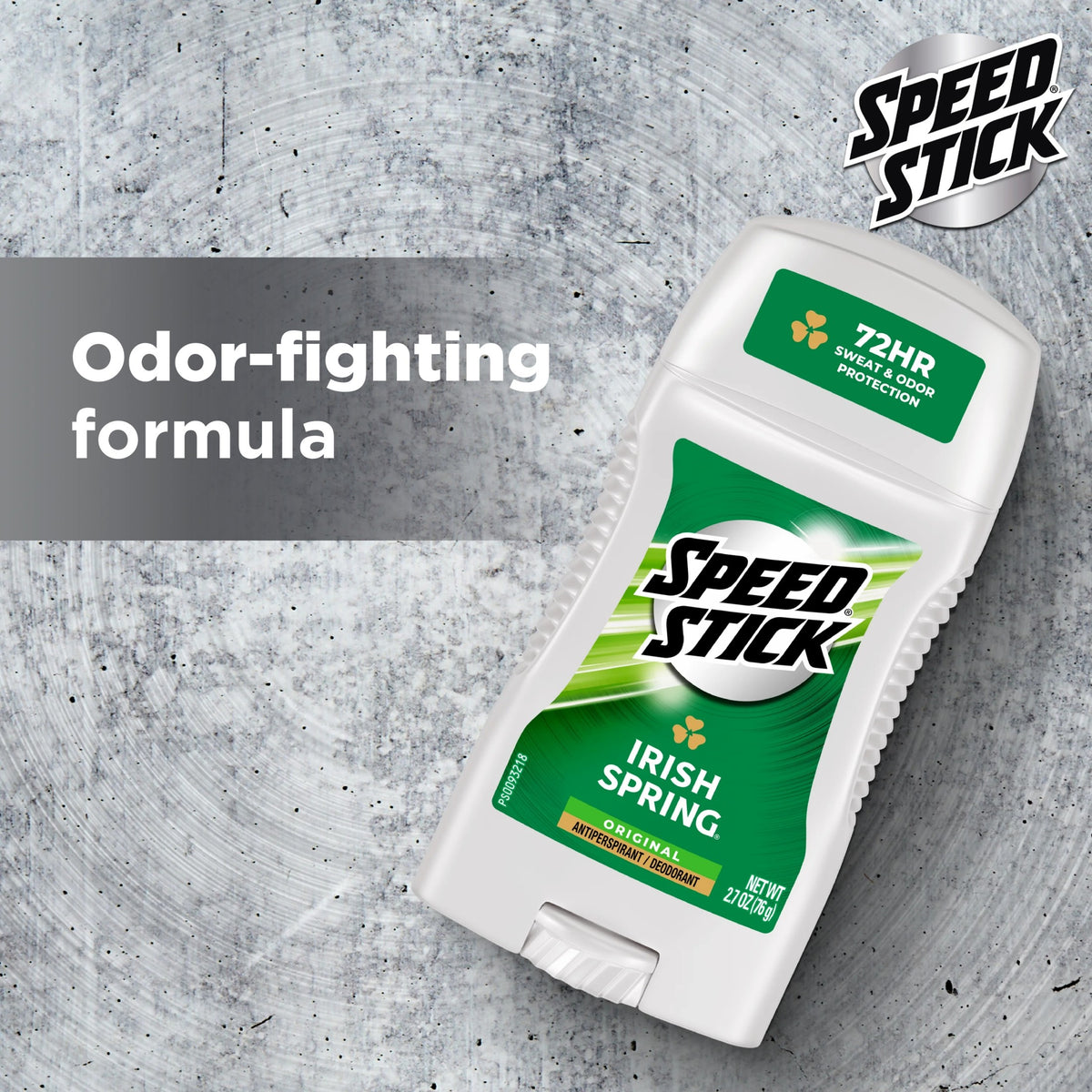 Speed Stick Antiperspirant Deodorant | Irish Spring | 2.7 Oz