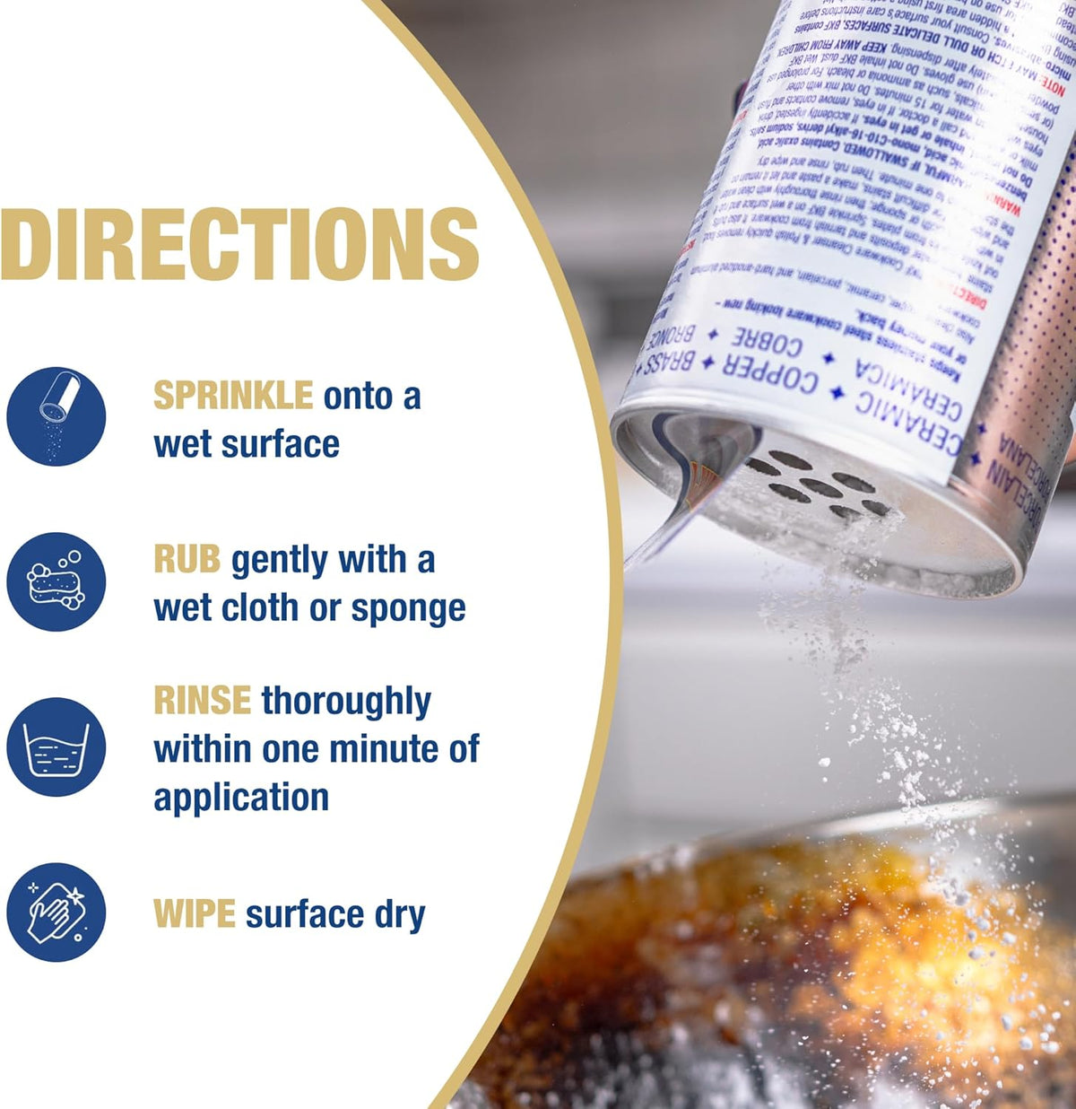Bar Keepers Friend Cookware Cleaner, 12 Oz (340 g)