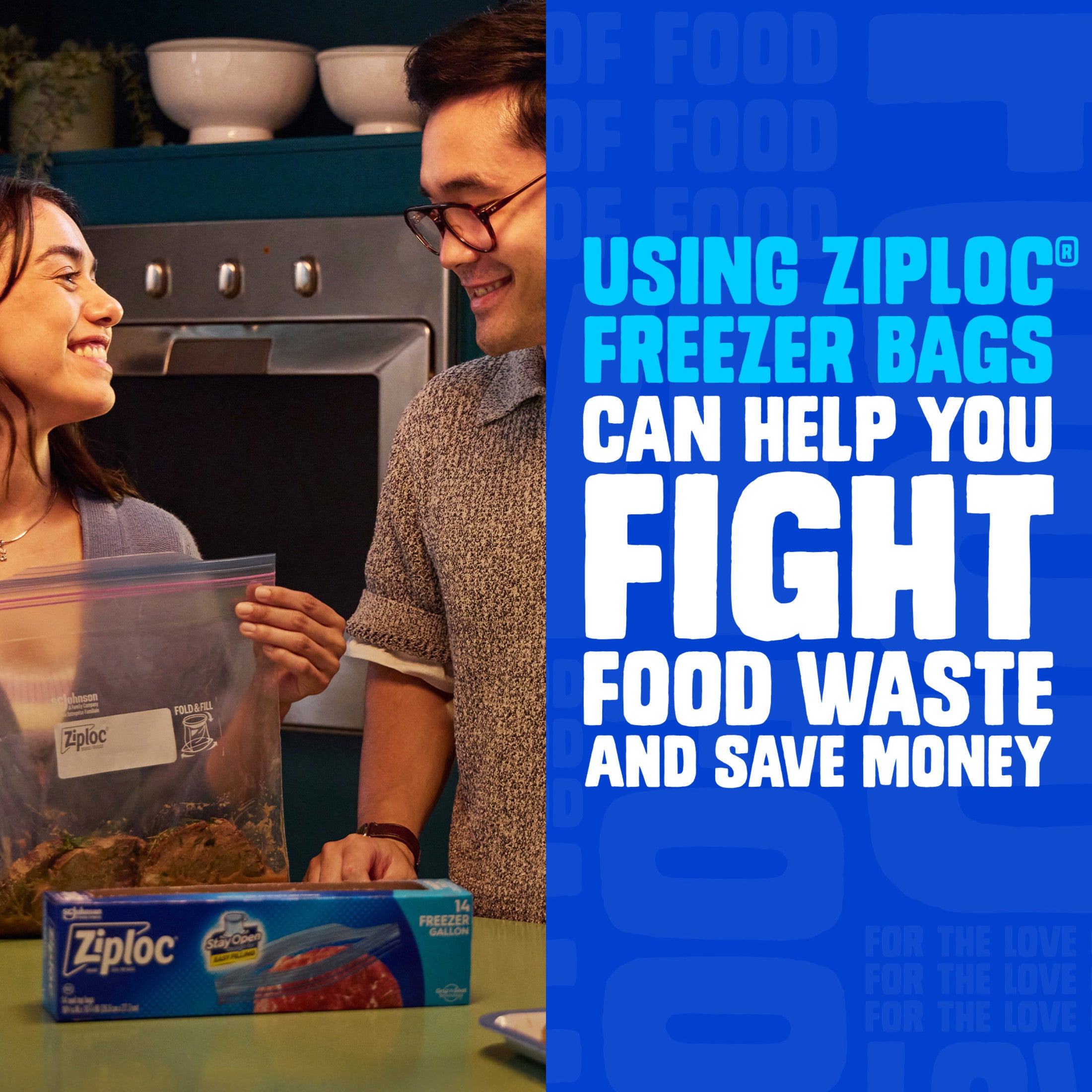 Ziploc Freezer Bag Gallon Size | 28 Bags