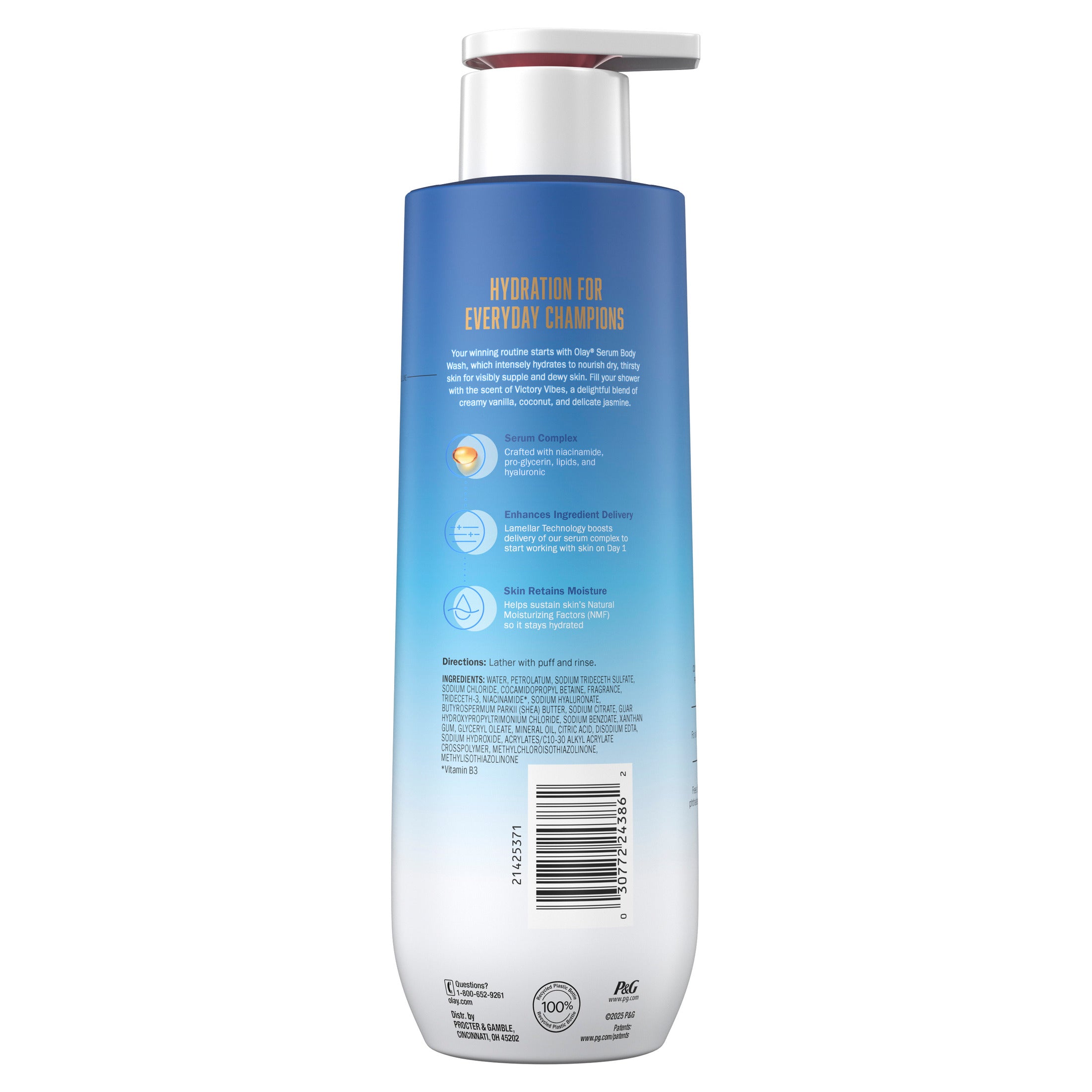 Olay Body Wash | Victory Vibes Vanilla Scent | 20 Oz (591 ml)