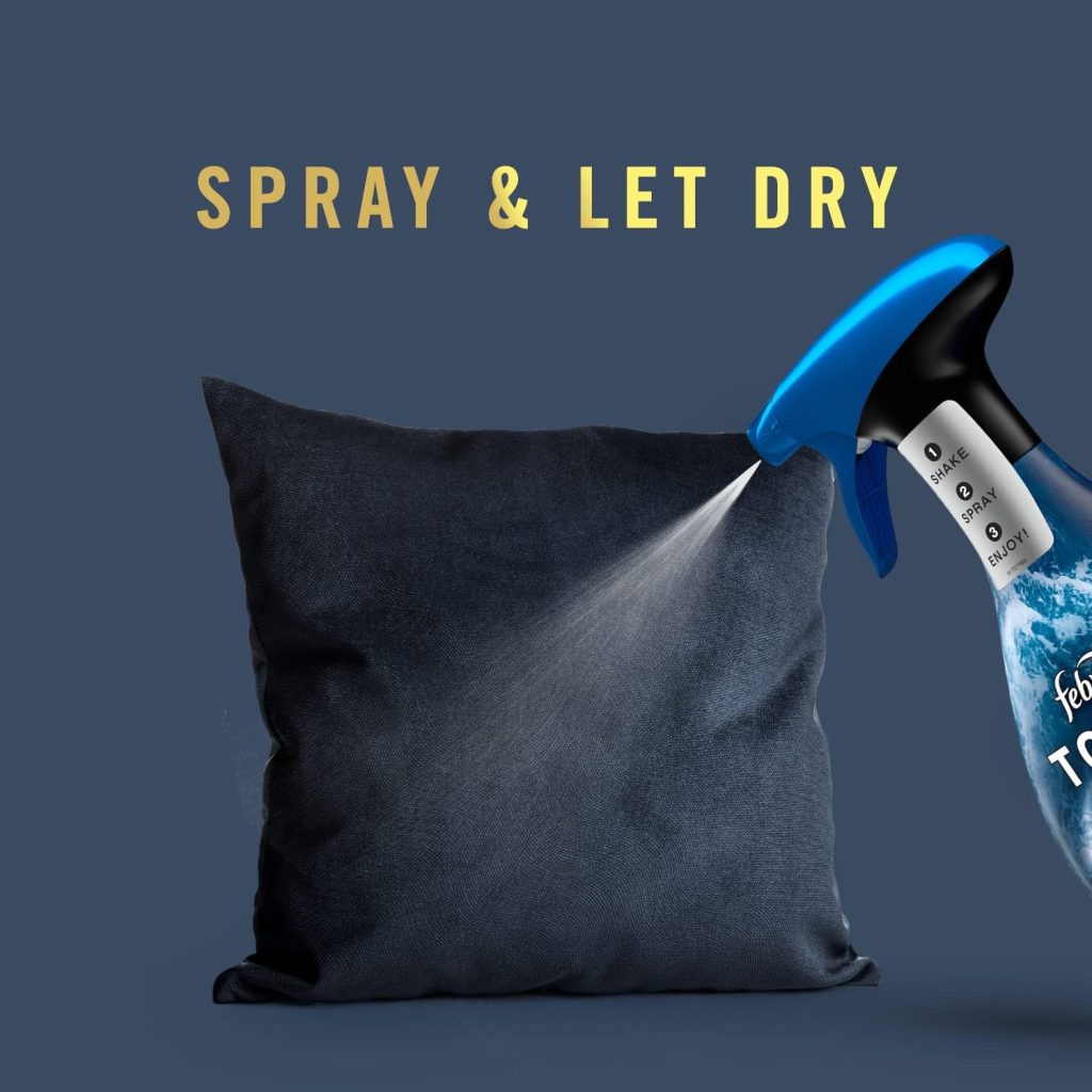 Febreze Touch Fabric Spray - Ocean and Mountain Scent, 500 ml (Pack of 2)