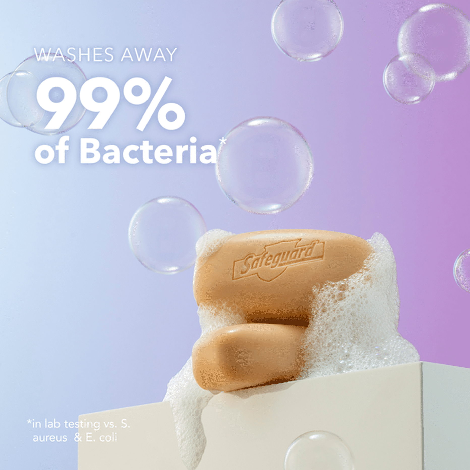 Safeguard Antibacterial Beige Bar Soap | 4 Oz | 4 Bars