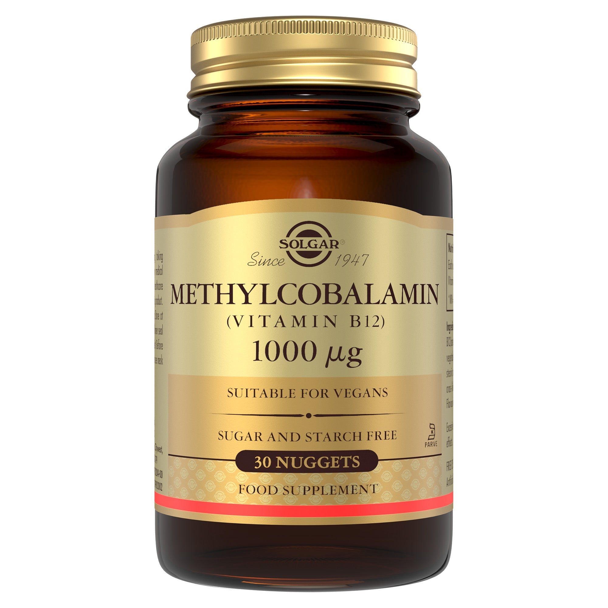 Solgar Methylcobalamin (Vitamin B12) 1000 µg | 30 Nuggets