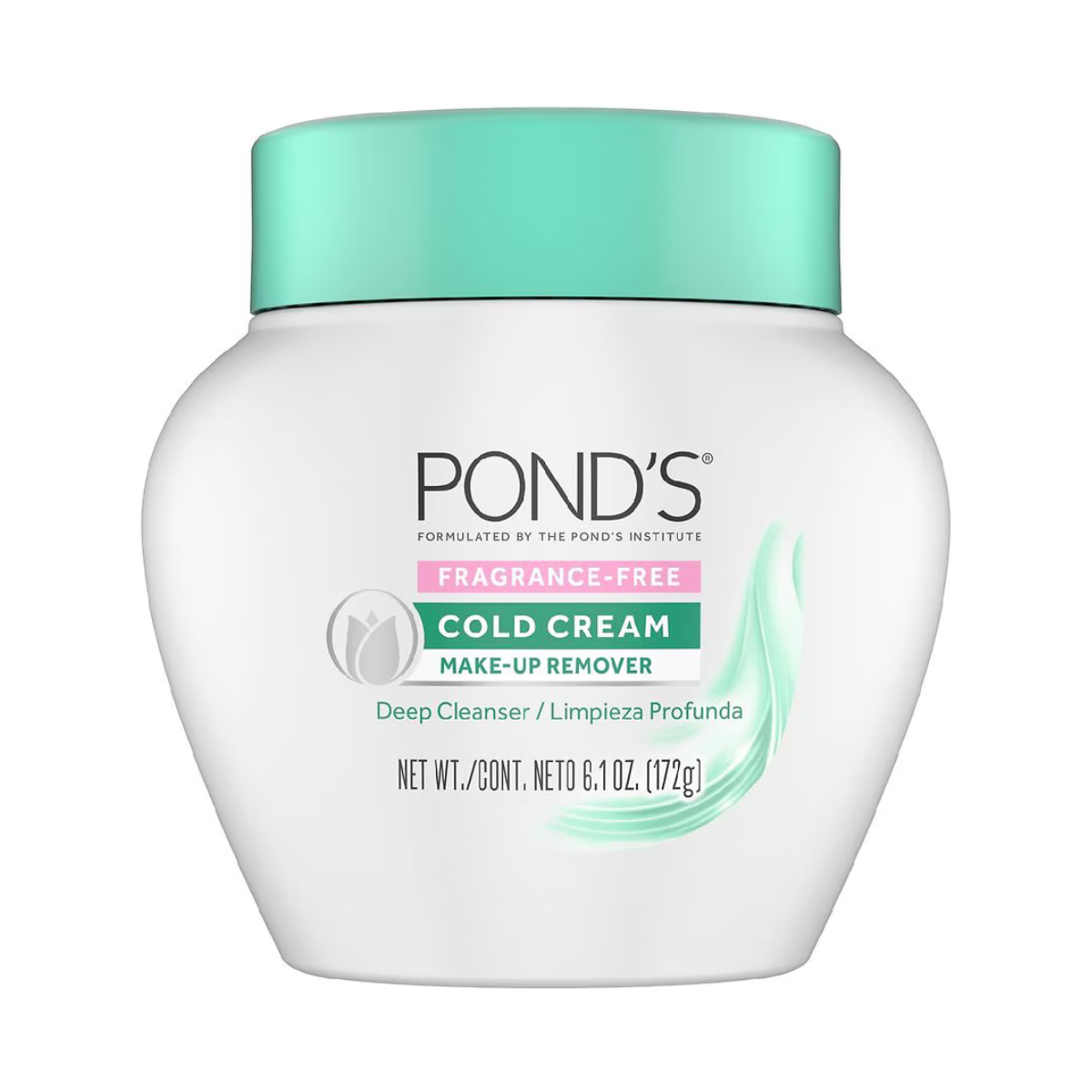 Ponds Cold Cream Make-Up Remover Fragrance-Free | 6.1 Oz (172 g)