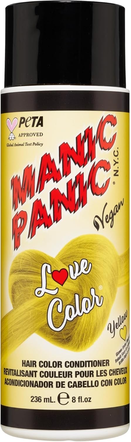 Manic Panic Love Color Hair Colour Conditioner | Yellow Heart | 236 ml