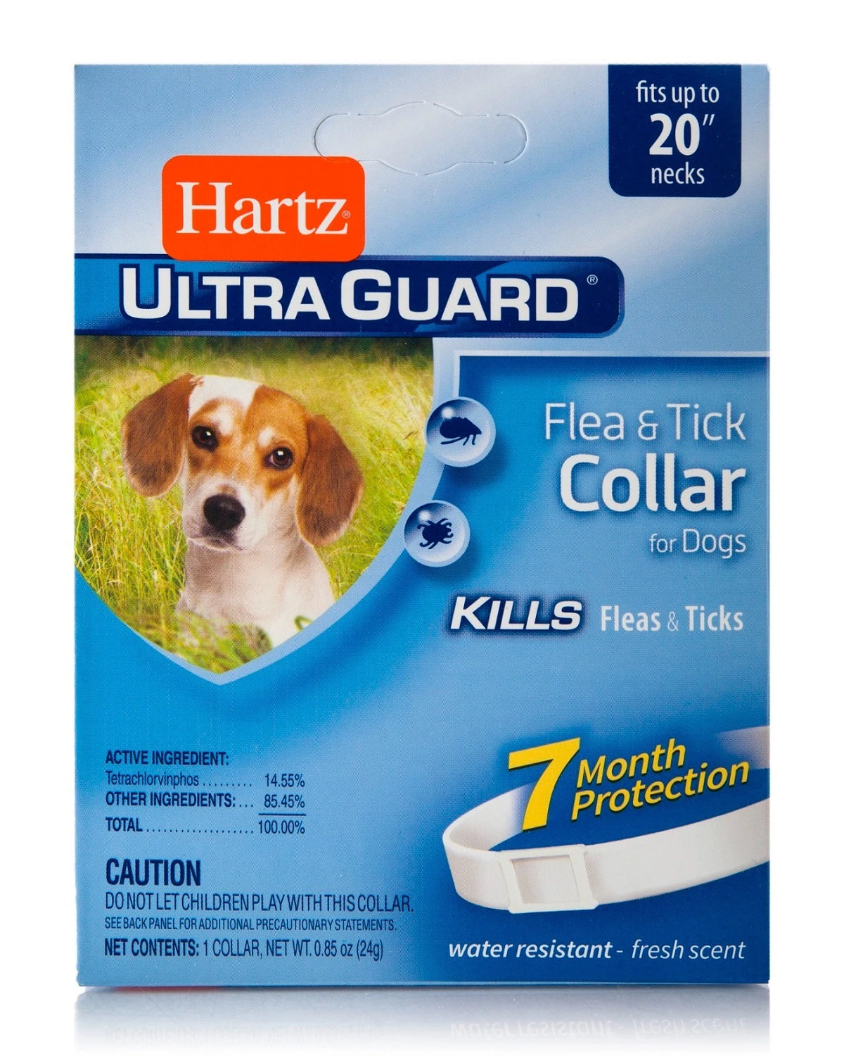 Hartz UltraGuard Flea & Tick Collar for Dogs, 7 Month Protection | Fresh Scent