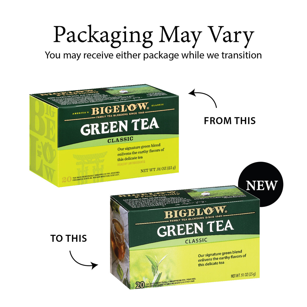Bigelow Classic Green Tea | 20 Tea Bags