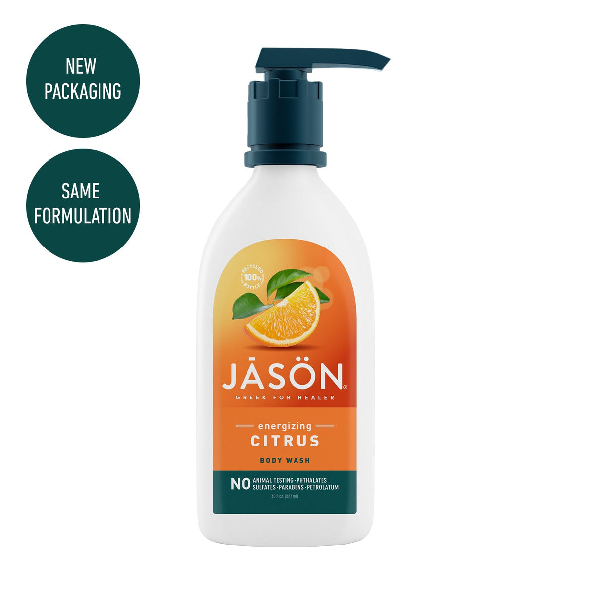 Jason Natural Cosmetics Citrus Body Wash | 30 Oz (887ml)