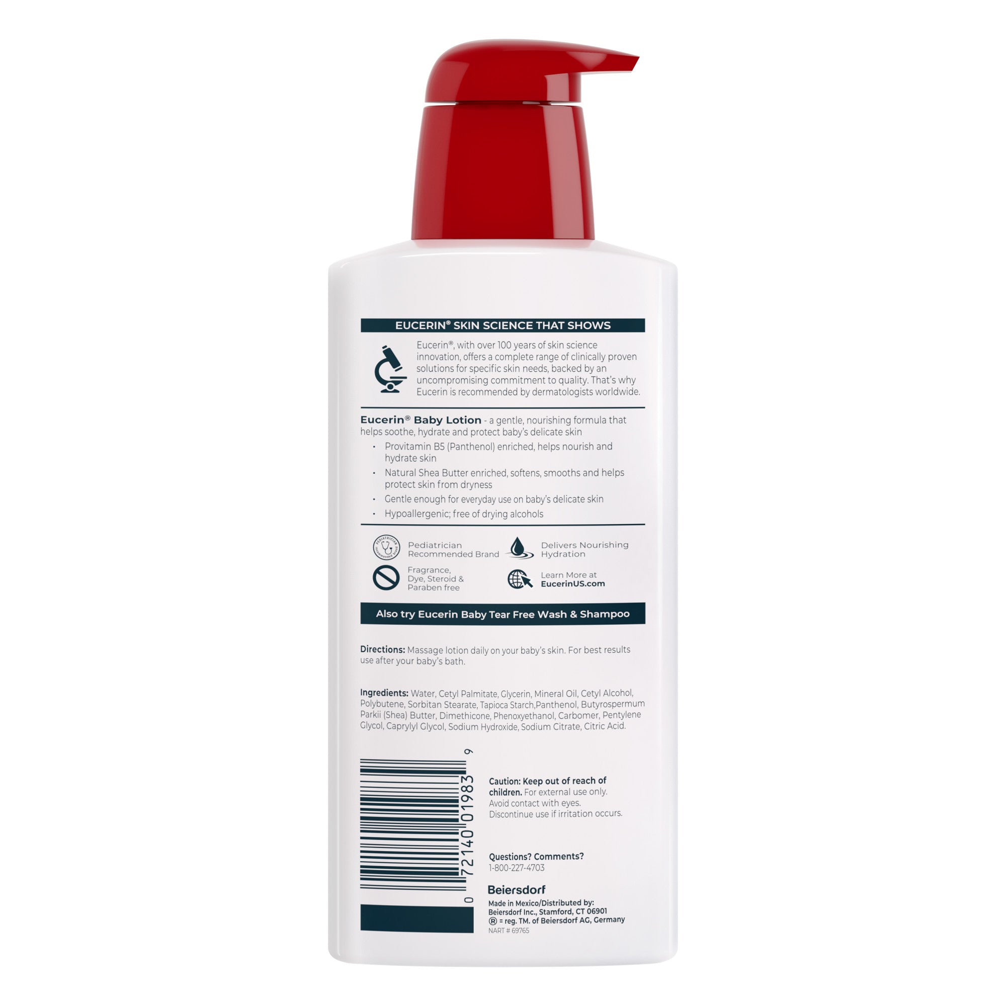 Eucerin Baby Body Lotion | 13.5 Oz (400 ml)