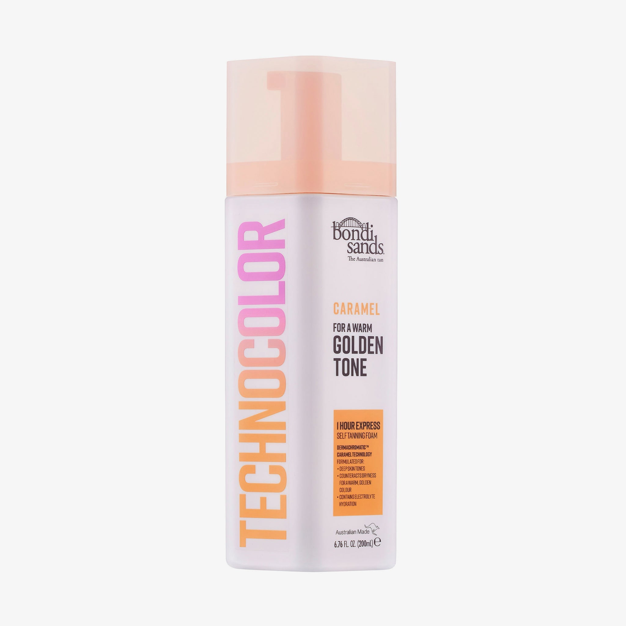 Bondi Sands Technocolor 1-Hour Express Self-Tanning Foam | Caramel | 200 ml