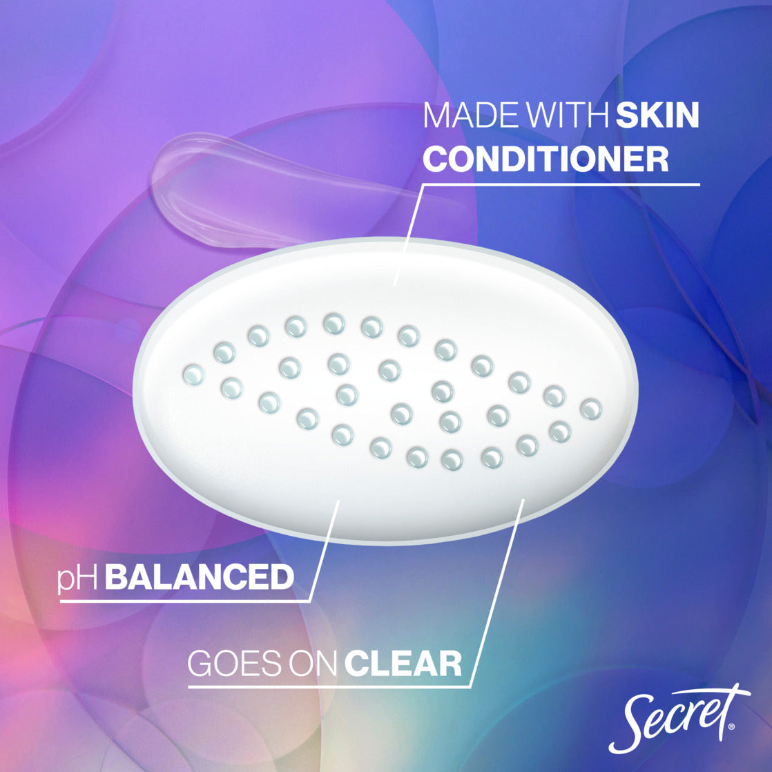 Secret Fresh Antiperspirant Deodorant | Clear Gel | Refreshing Berry Scent | 2.6 Oz | Pack of 2