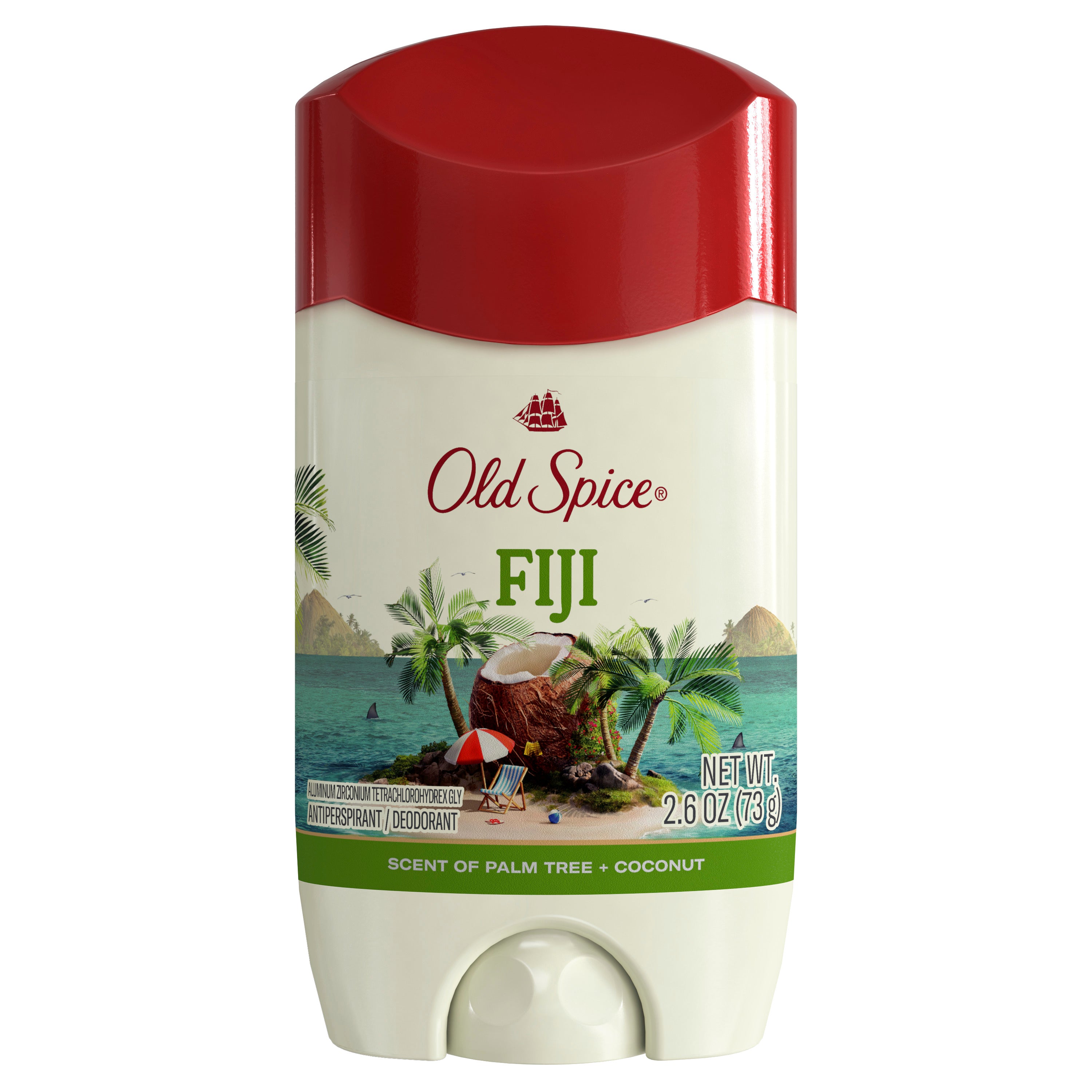 Old Spice Deodorant Fiji, 2.6 Oz (73 g)