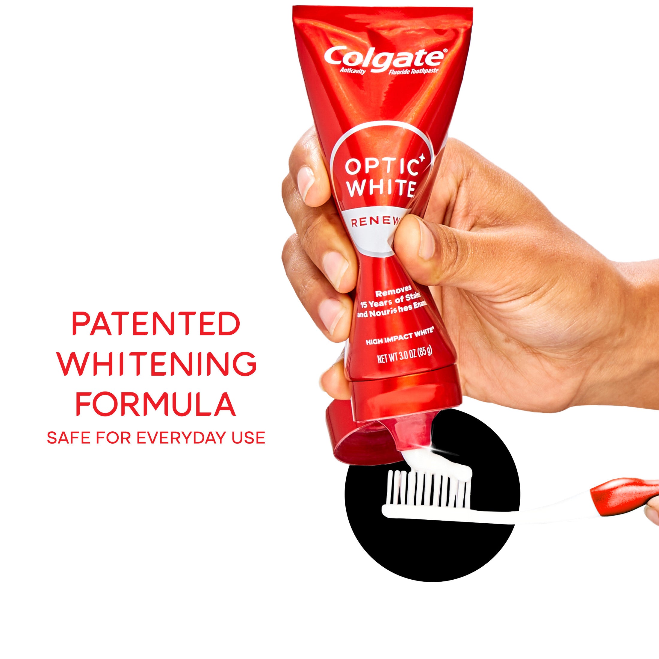 Colgate Optic White Renewal | High Impact Toothpaste | 3 Oz