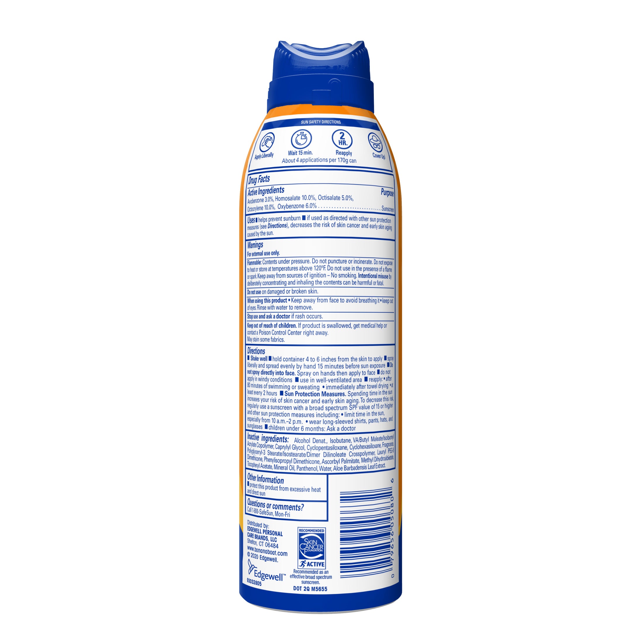 Banana Boat Sunscreen Ultra Sport Spray | SPF 100 | 6 Oz