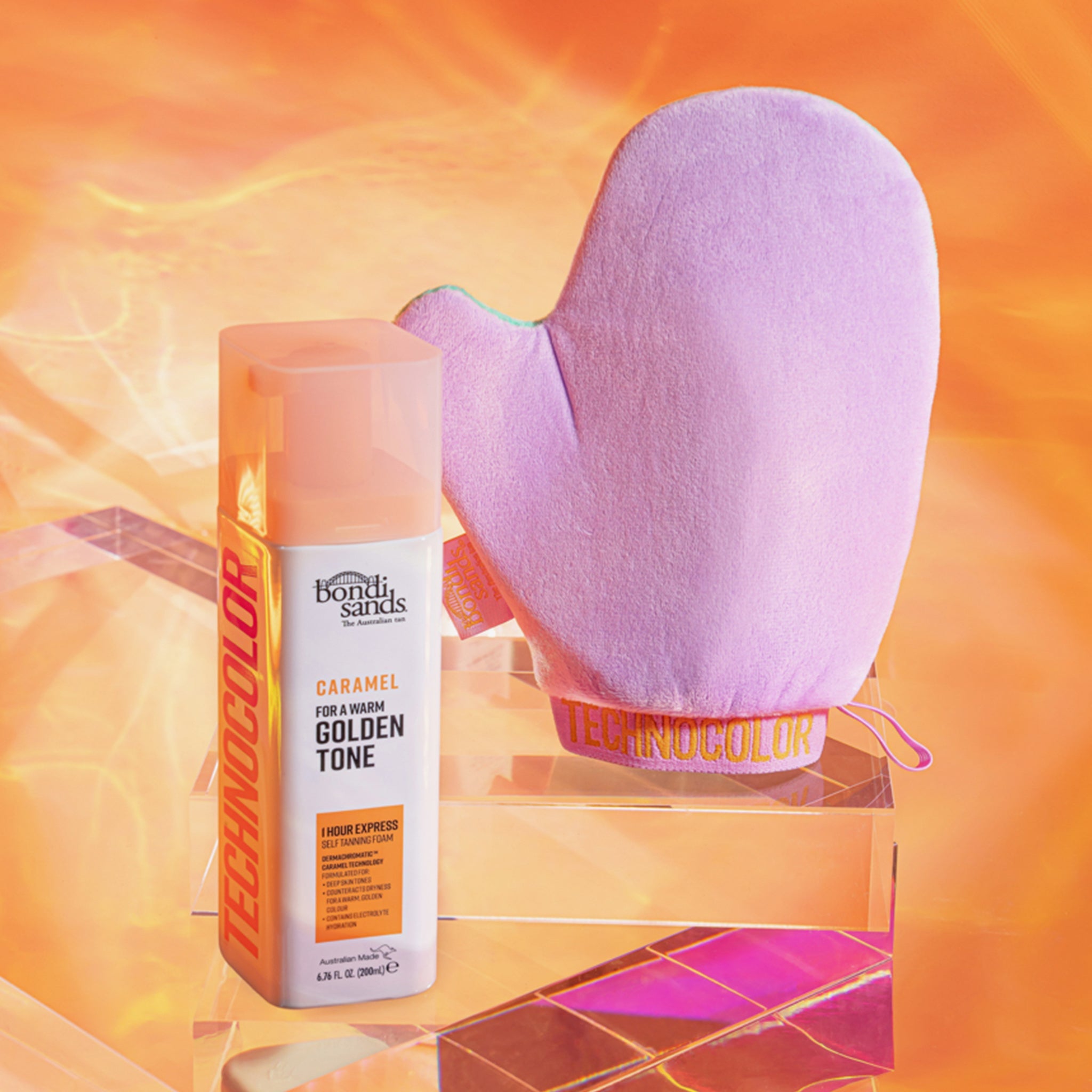 Bondi Sands Technocolor 1-Hour Express Self-Tanning Foam | Caramel | 200 ml