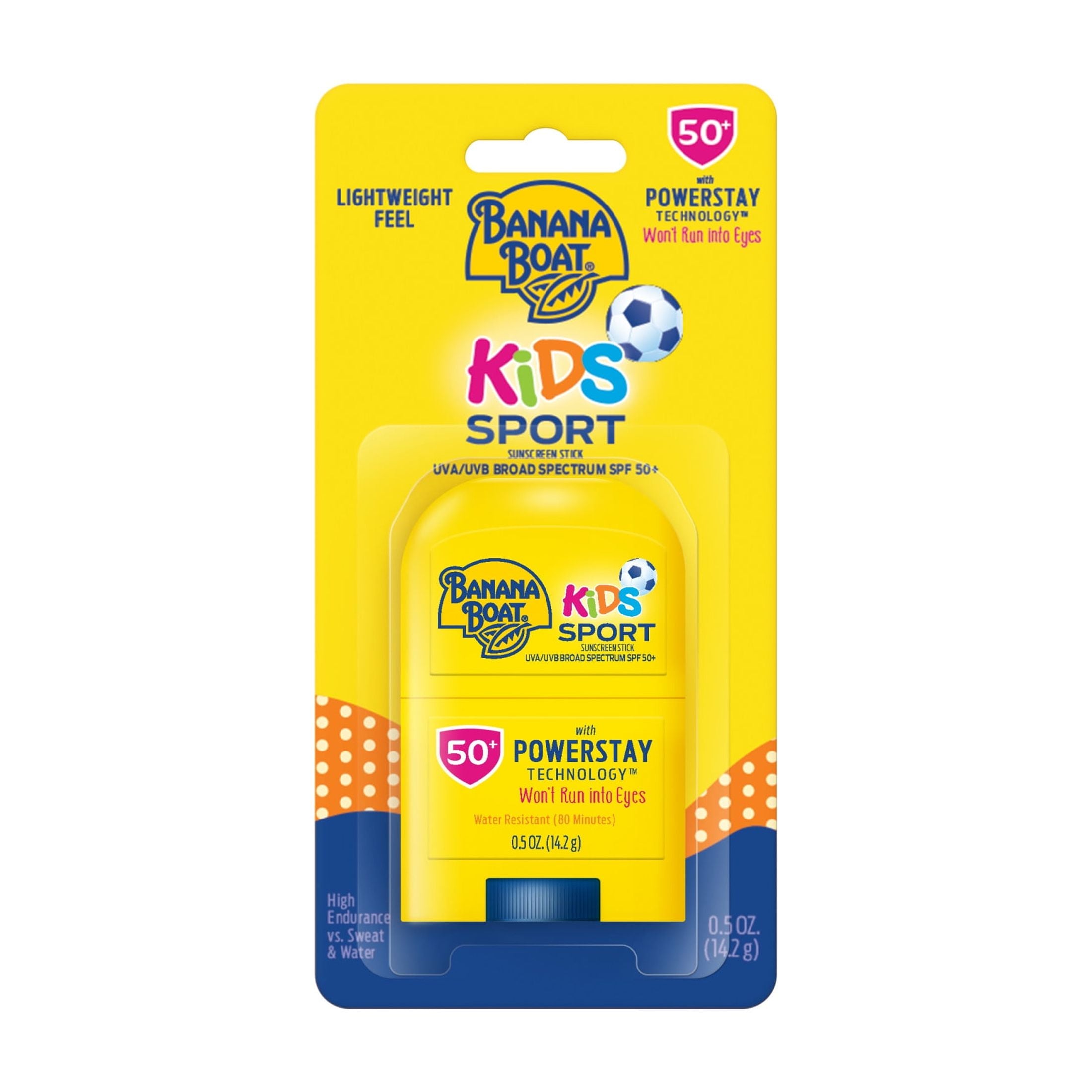 Banana Boat Kids Sport Sunscreen Stick | SPF 50 | 0.5 Oz (14.2 g)