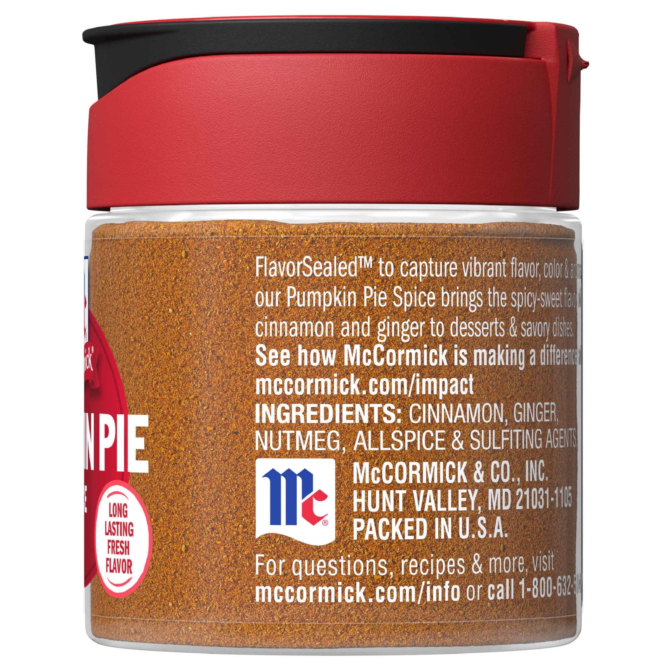 McCormick Pumpkin Pie Spice | 1.12 Oz (31 g)