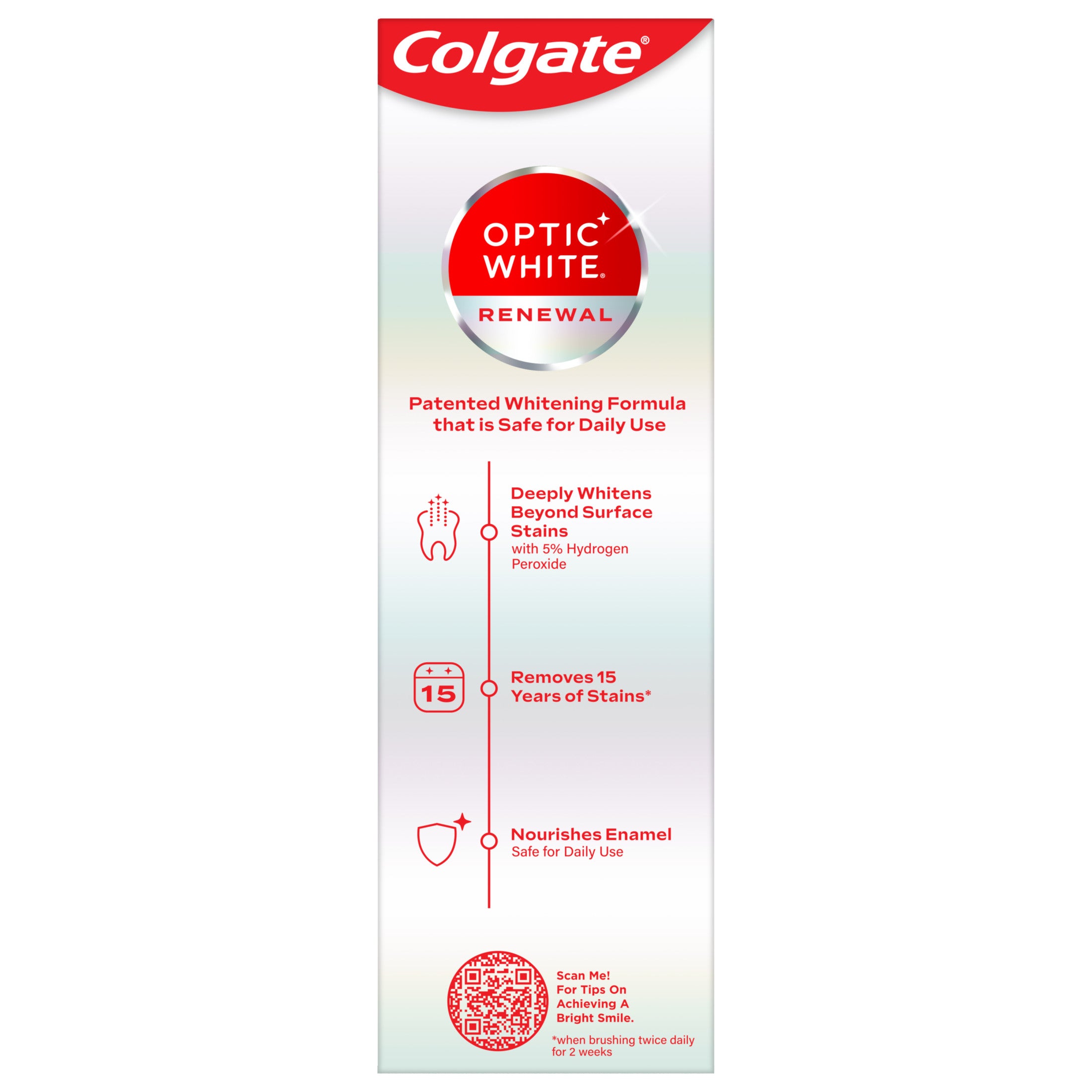 Colgate Optic White Renewal | High Impact Toothpaste | 3 Oz