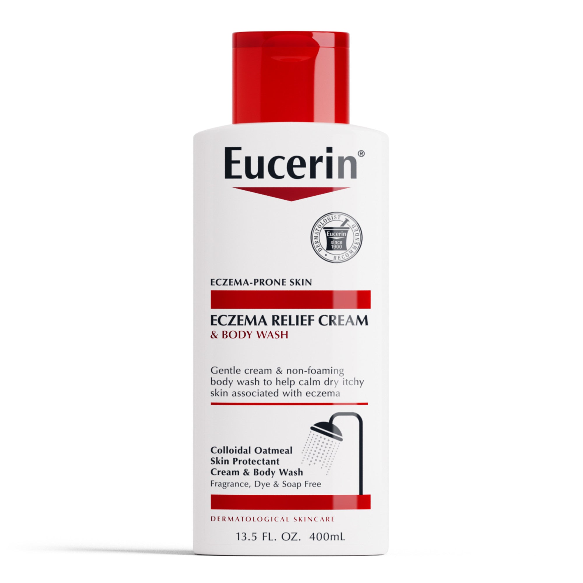 Eucerin Eczema Relief Cream & Body Wash | 13.5 Oz (400 ml)