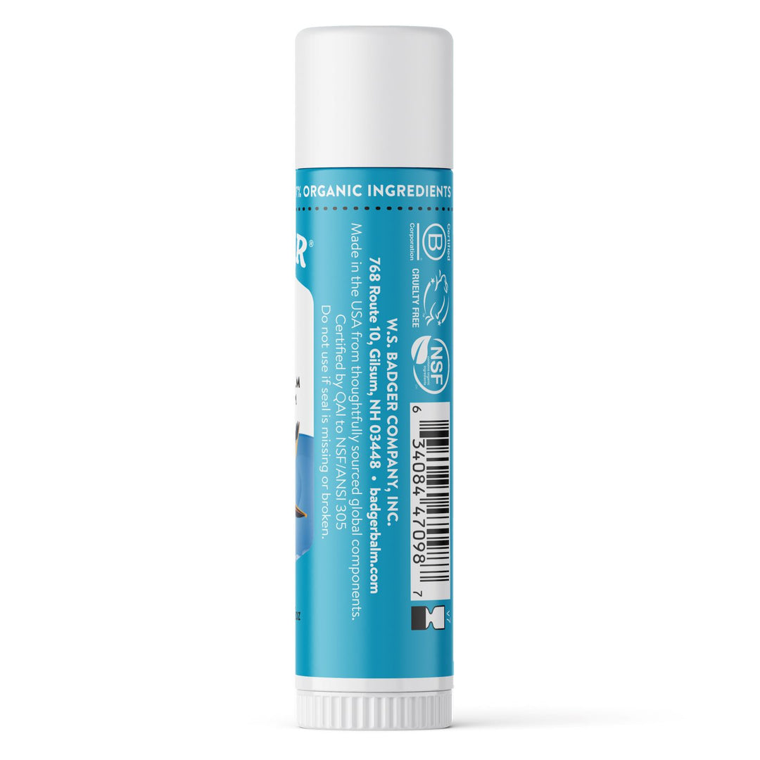 Badger Mineral Sunscreen Lip Balm SPF 15, 0.15 Oz (4.2 g)