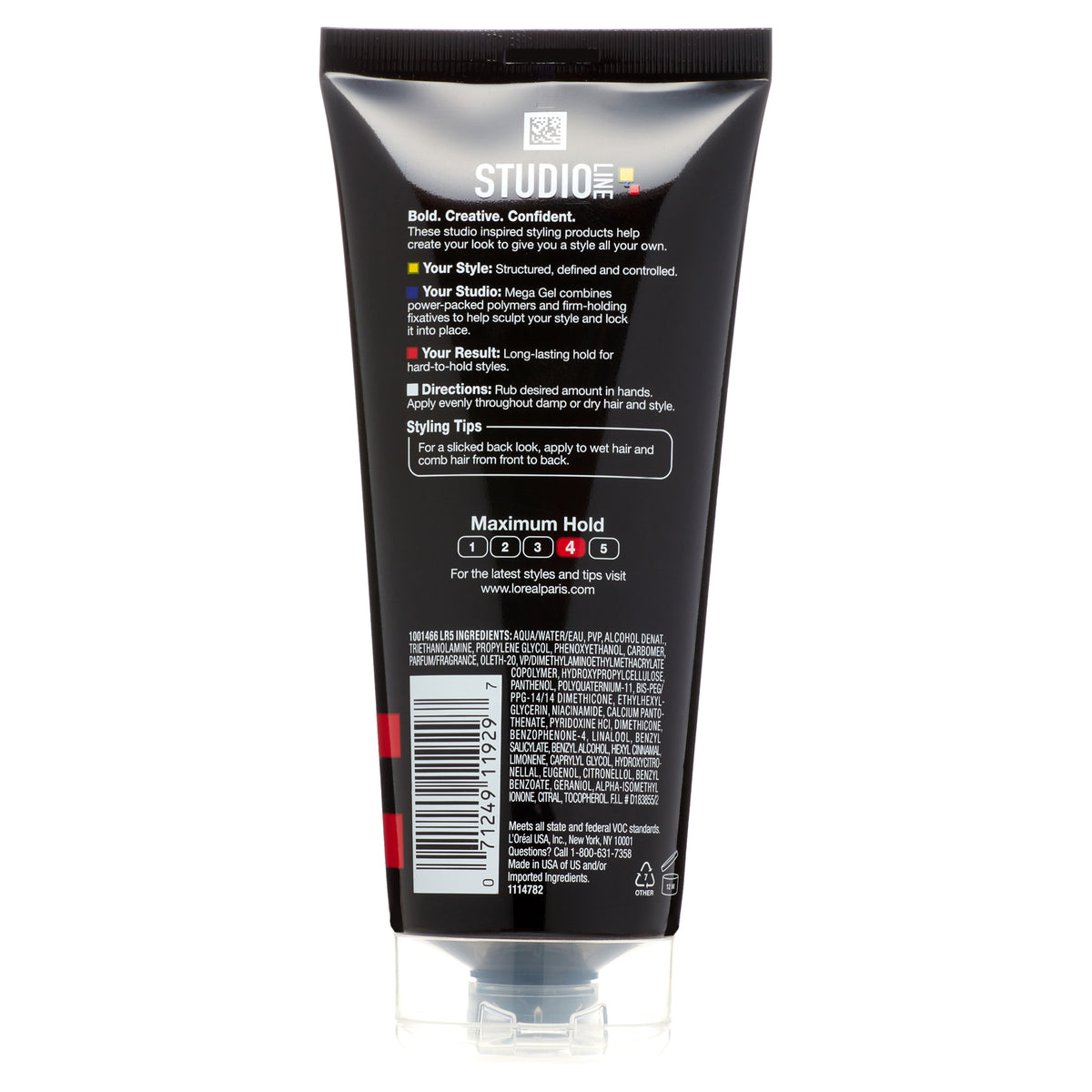 L'Oreal Paris Studio Line Mega Hair Gel | 6.8 Oz (200 ml)