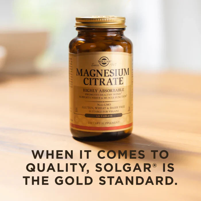 Solgar Magnesium Citrate | 120 Tablets