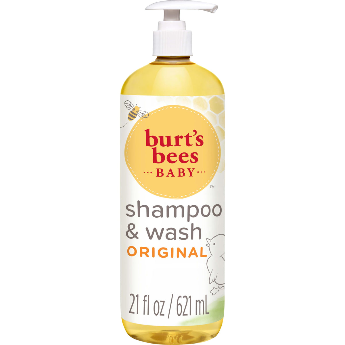Burts Bees Baby Shampoo & Wash Original | 21 Oz (621 ml)