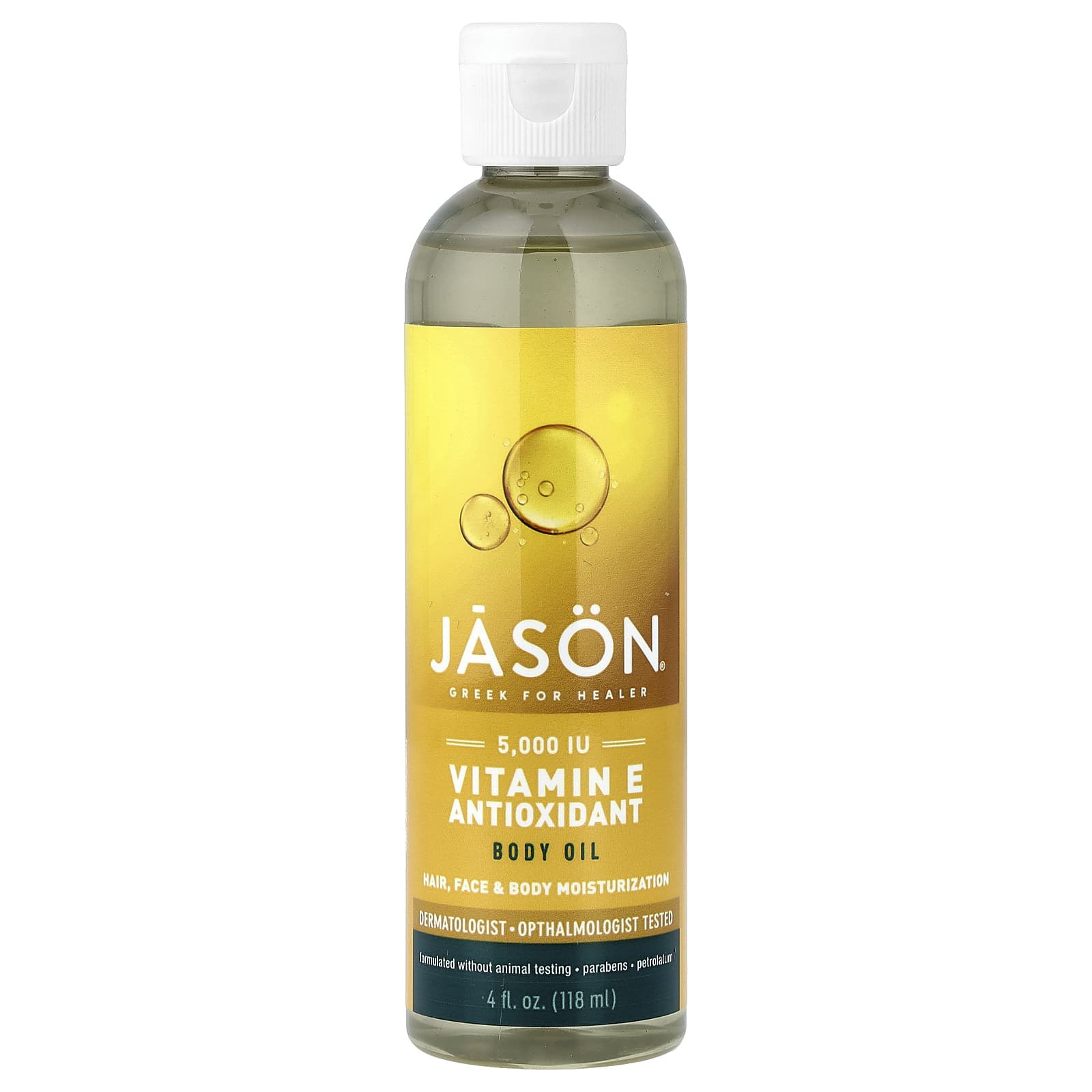 Jason Natural Care 5000iu Vitamin E Body Oil | 4 Oz (118 ml)