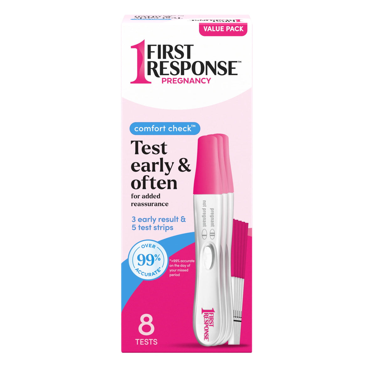 First Response Comfort Check Pregnancy Test | 8 Tests