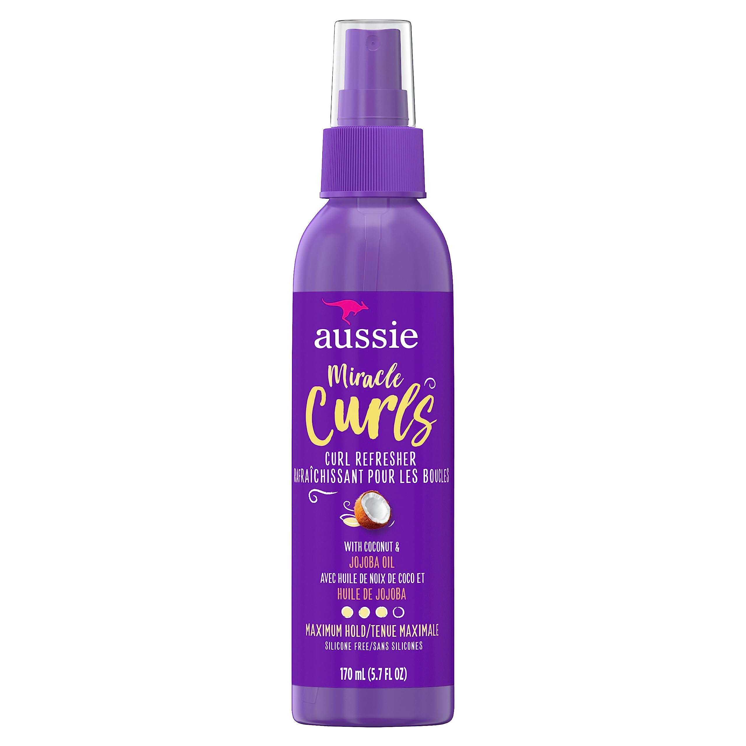 Aussie Miracle Curls Curl Refresher Maximum Hold | 5.7 Oz (170ml) | (Pack of 2)