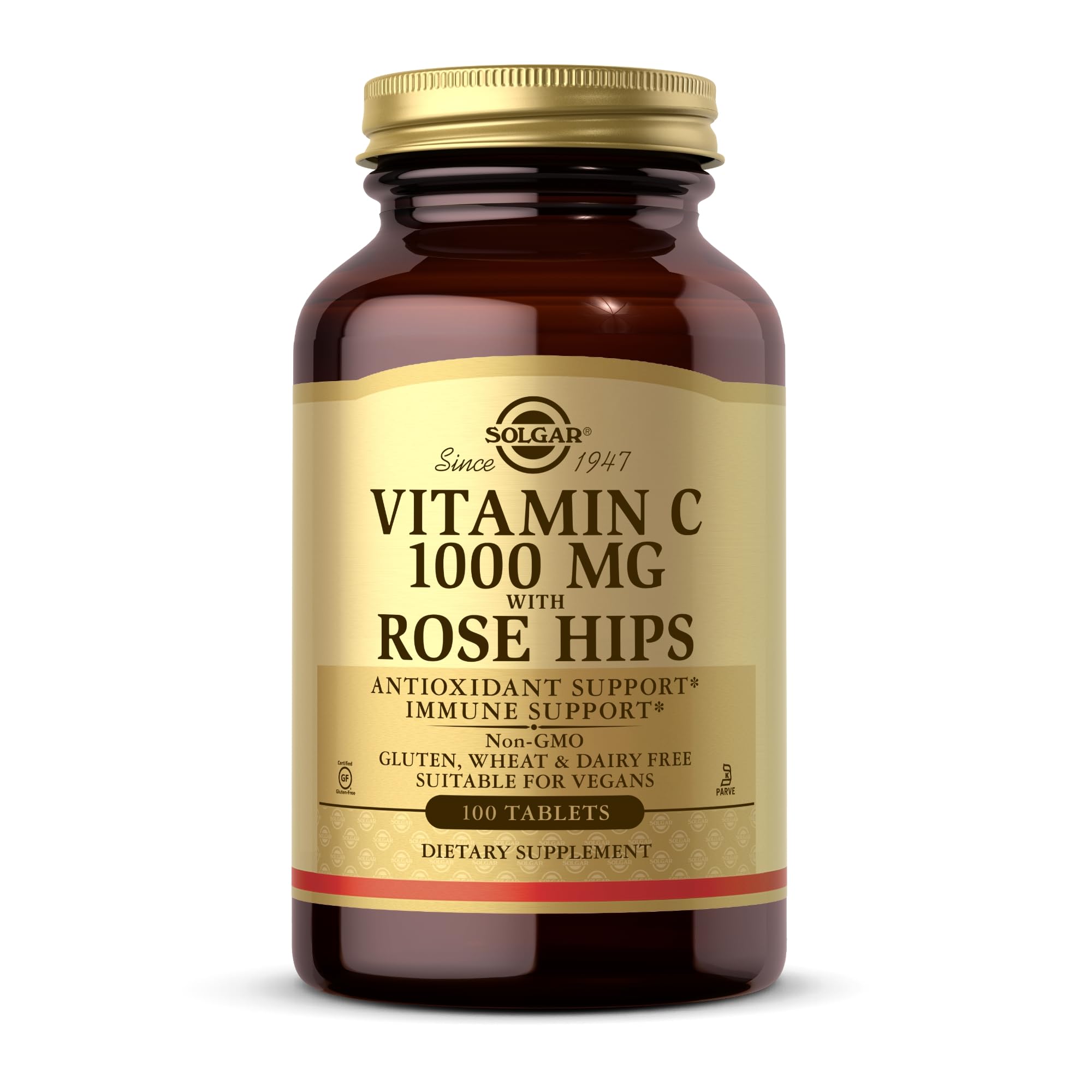 Solgar Vitamin C 1000 mg with Rose Hips | 100 Tablets
