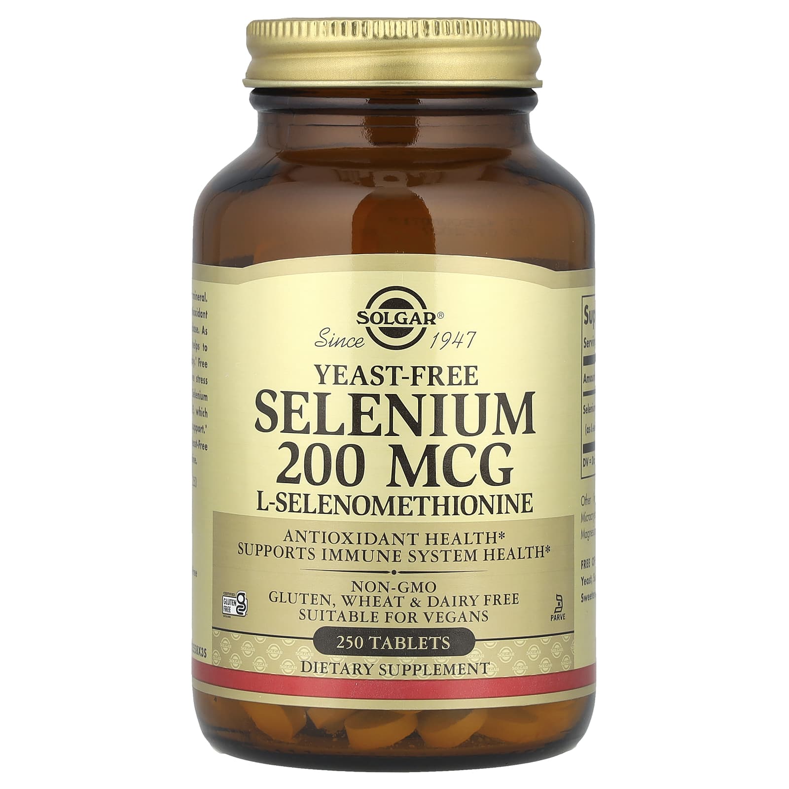 Solgar Selenium 200g | 250 Tablets