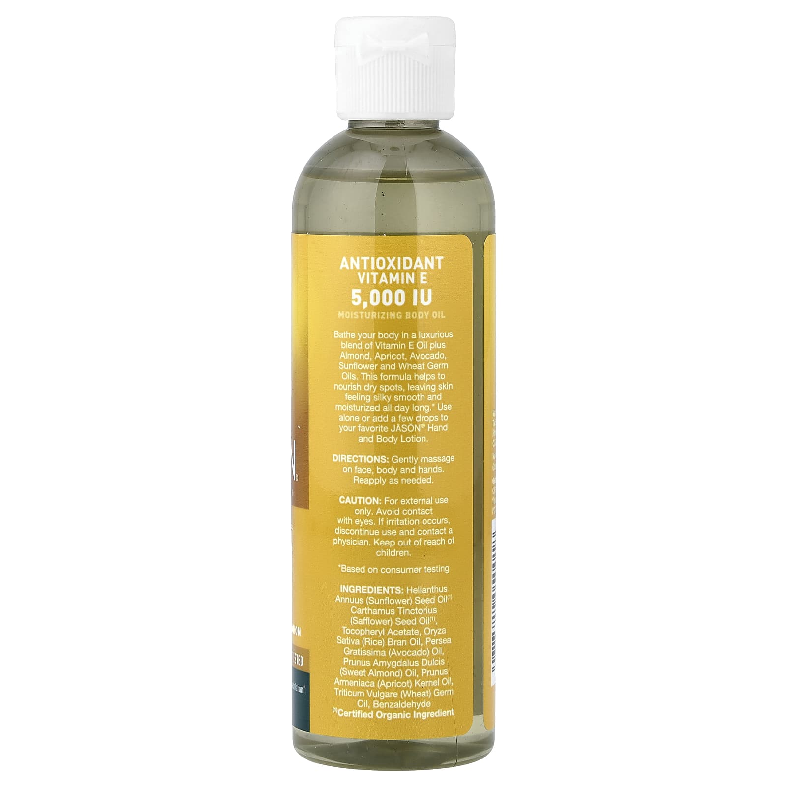 Jason Natural Care 5000iu Vitamin E Body Oil | 4 Oz (118 ml)