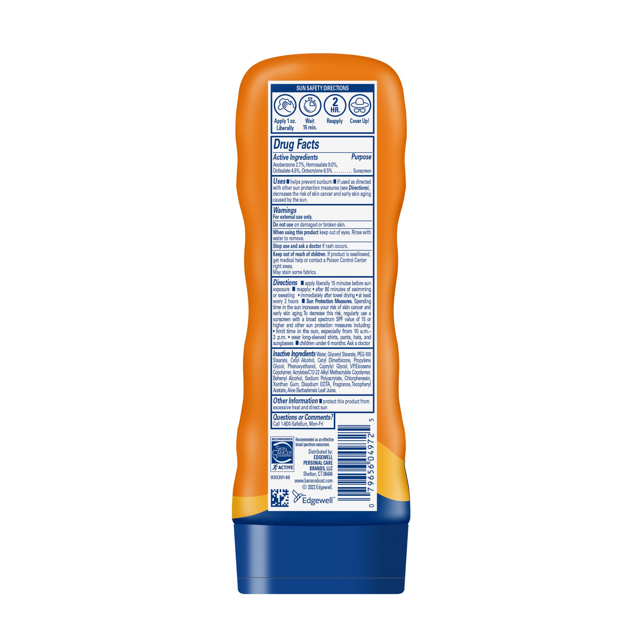 Banana Boat Sport Ultra Sunscreen Lotion SPF 50 | 8 Oz (236 ml)