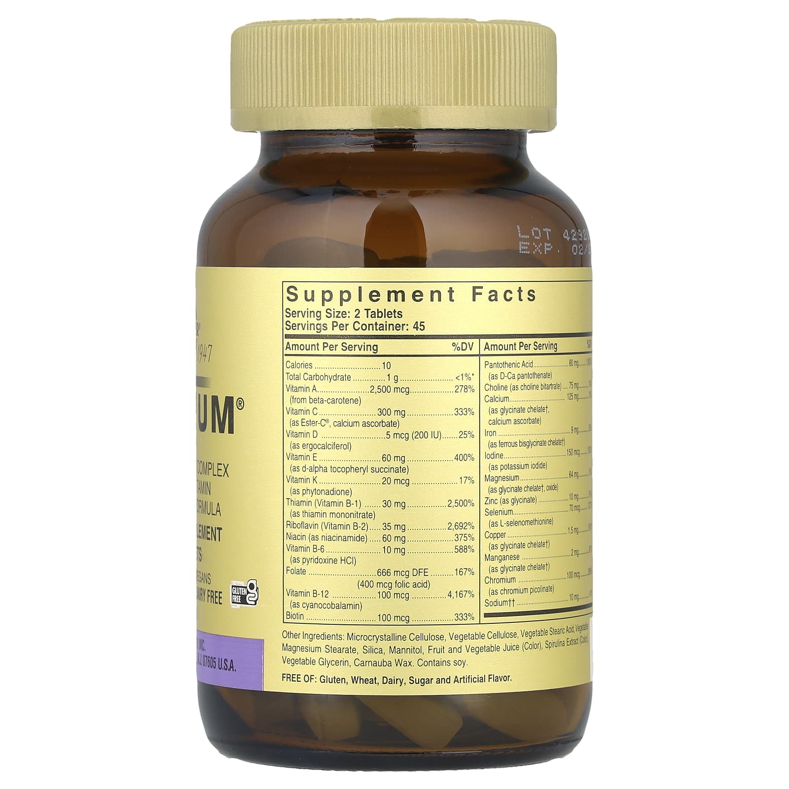 Solgar Omnium Phytonutrient-Rich Formula, 90 Tablets