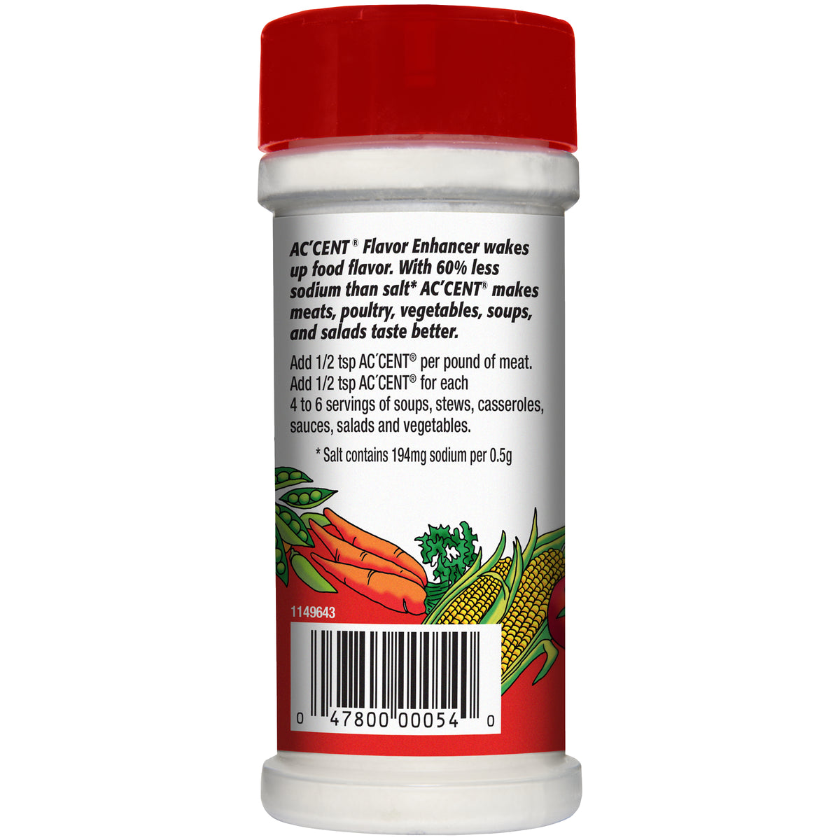 Accent Flavour Enhancer | 4.5 Oz (127 g)